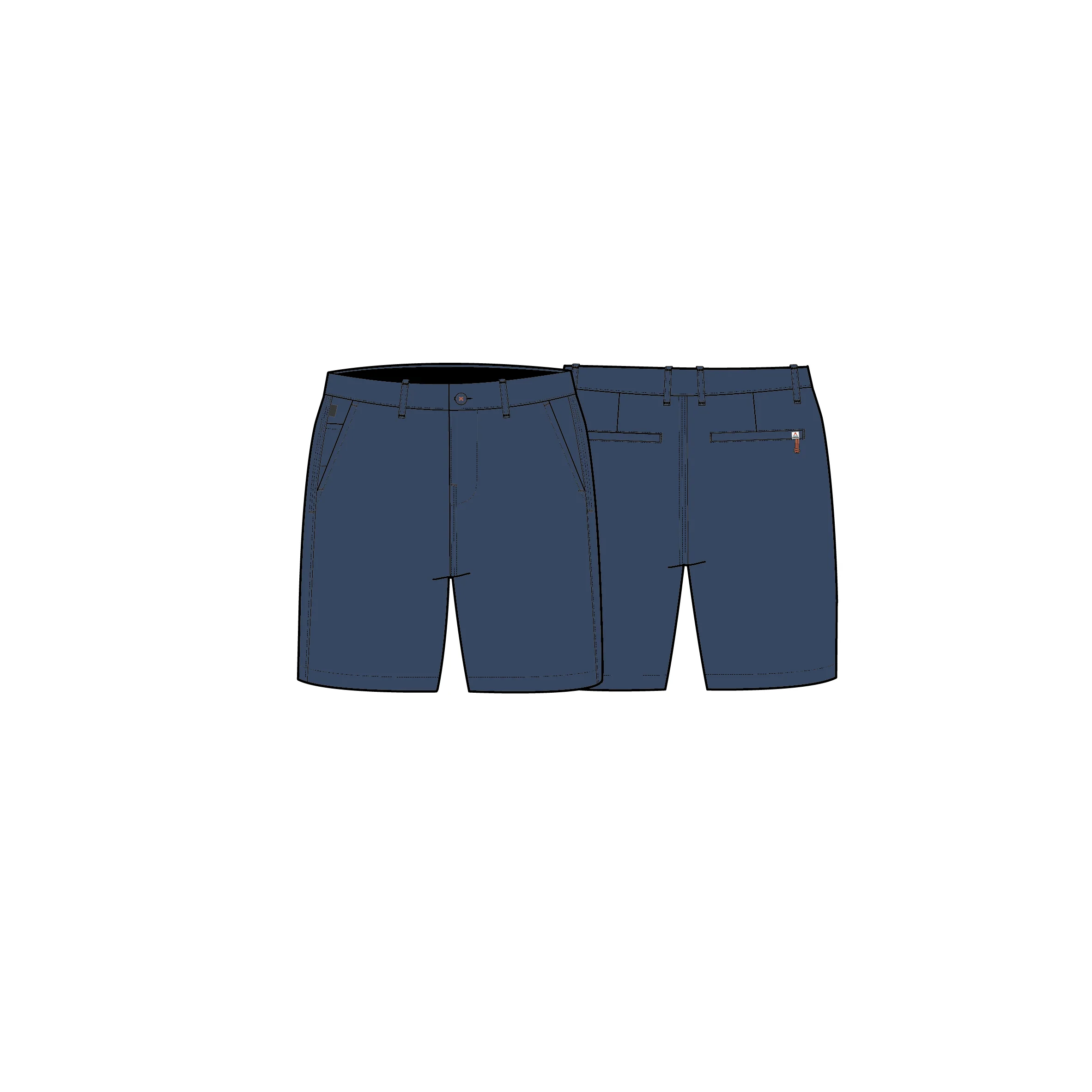 365 Hybrid NetPlus® Short - Blue Navy - Image 7