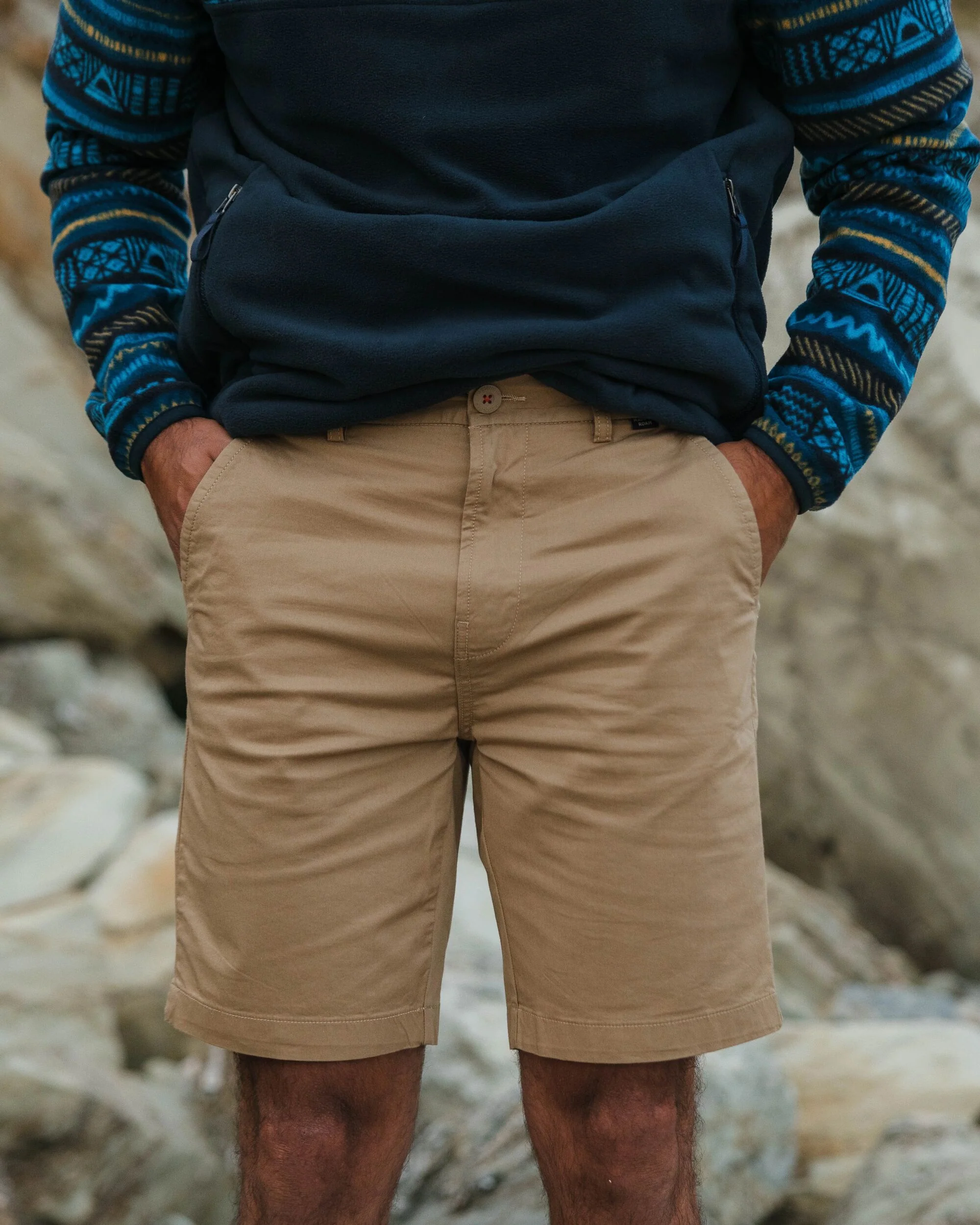 365 Light Organic Shorts - Biscuit - Image 3