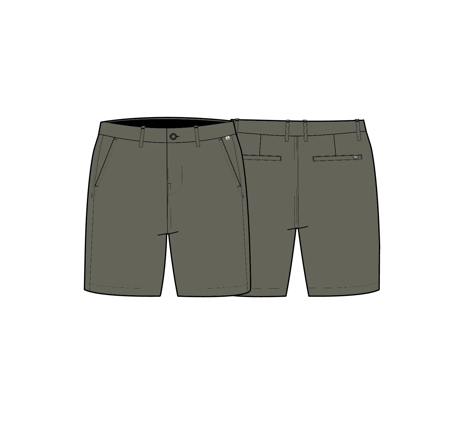 365 Short - Dusty Olive - Image 7