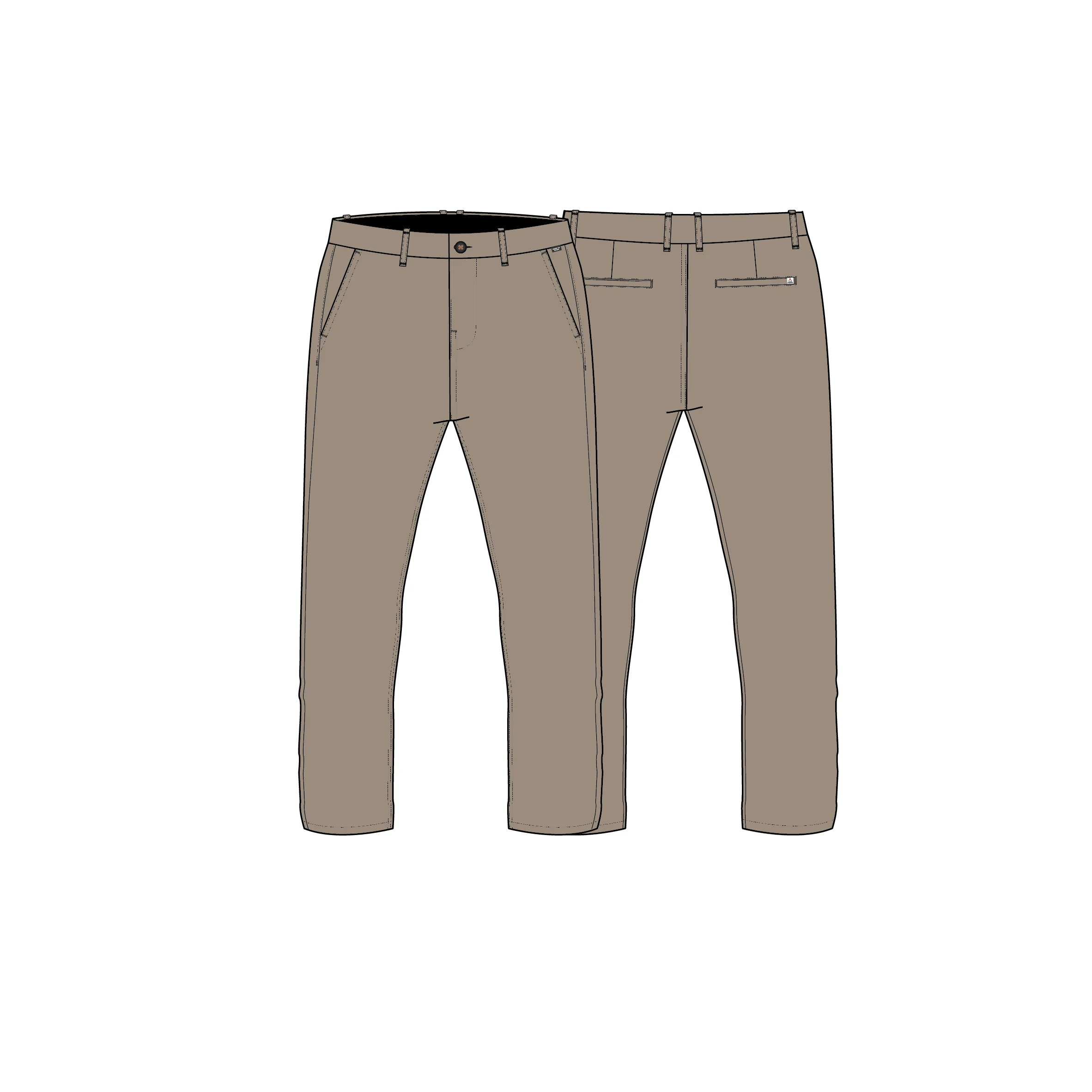 365 Trouser - Chinchilla Brown - Image 6