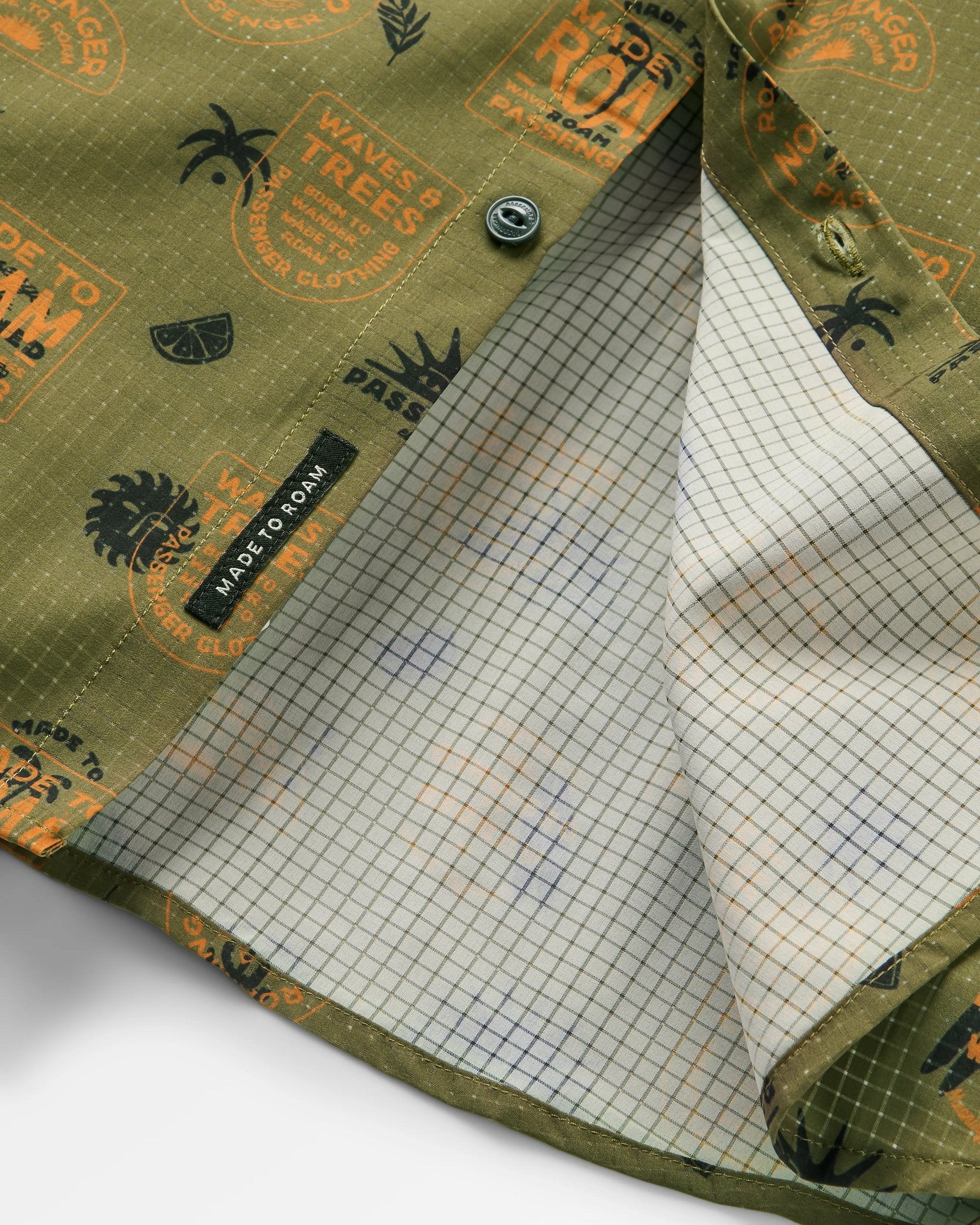 365 Active Shirt - Badge Khaki - Image 5