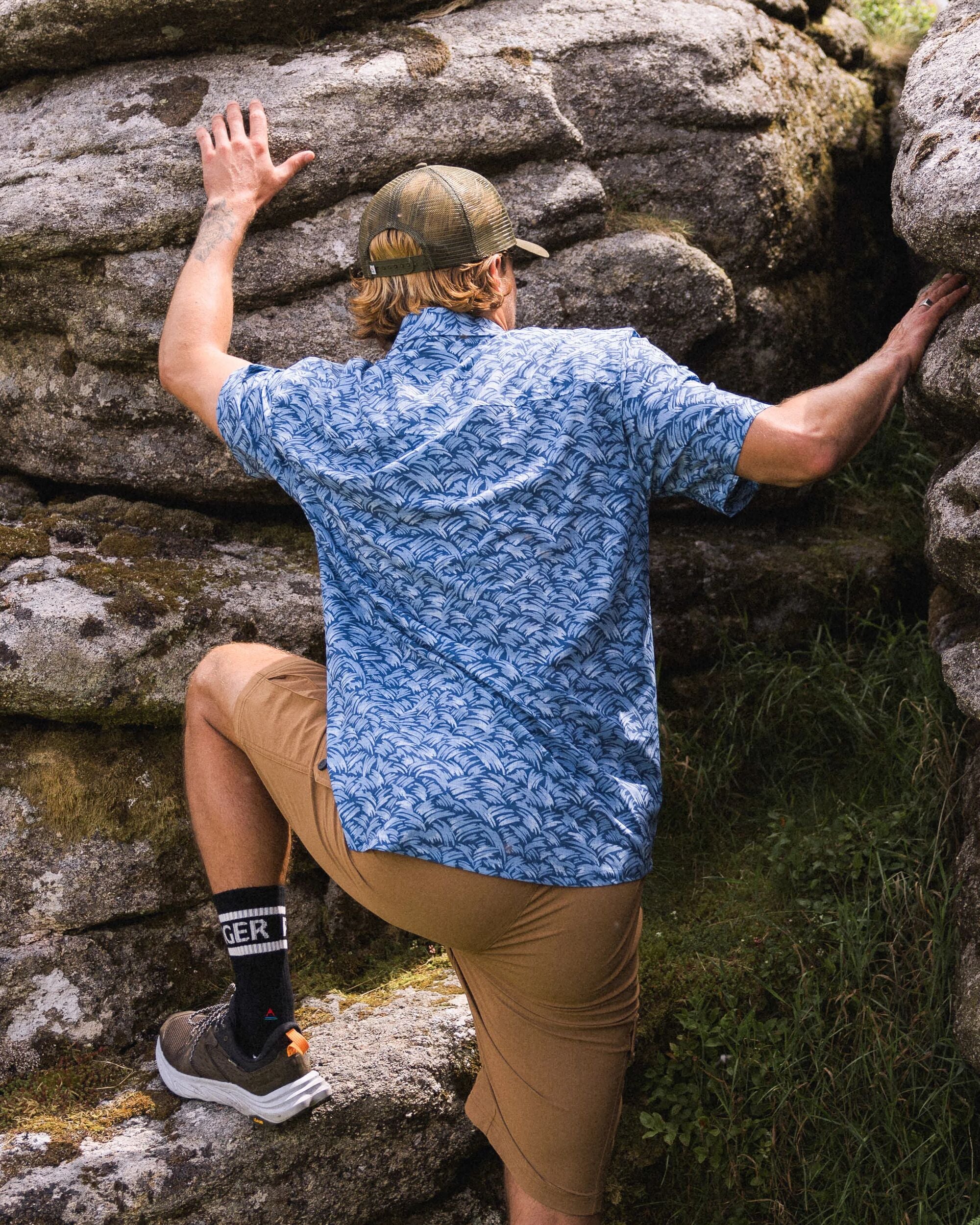 365 Active Shirt - Waves Dark Denim - Image 3