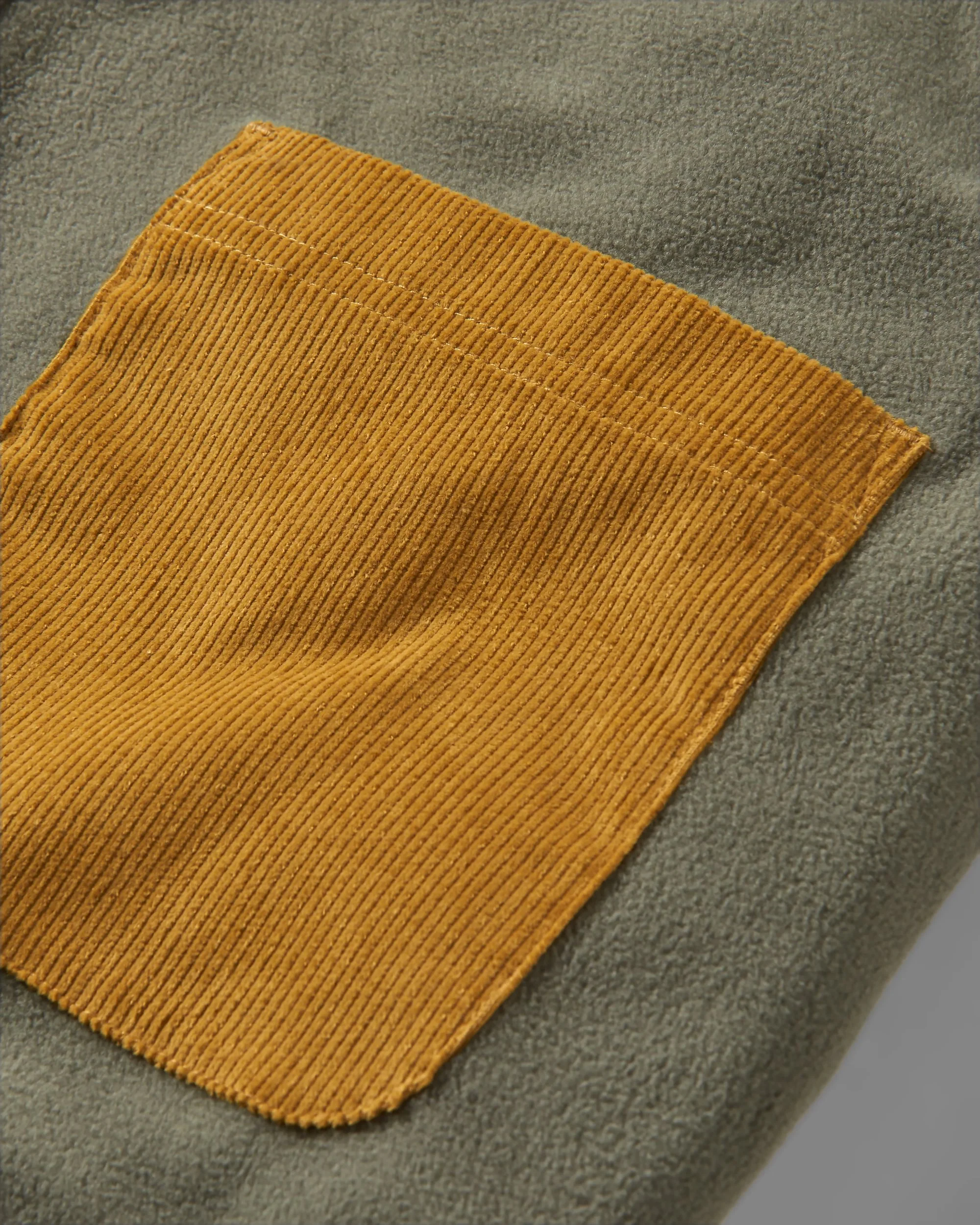 Ace Polar Fleece Dungarees - Dusty Olive - Image 9