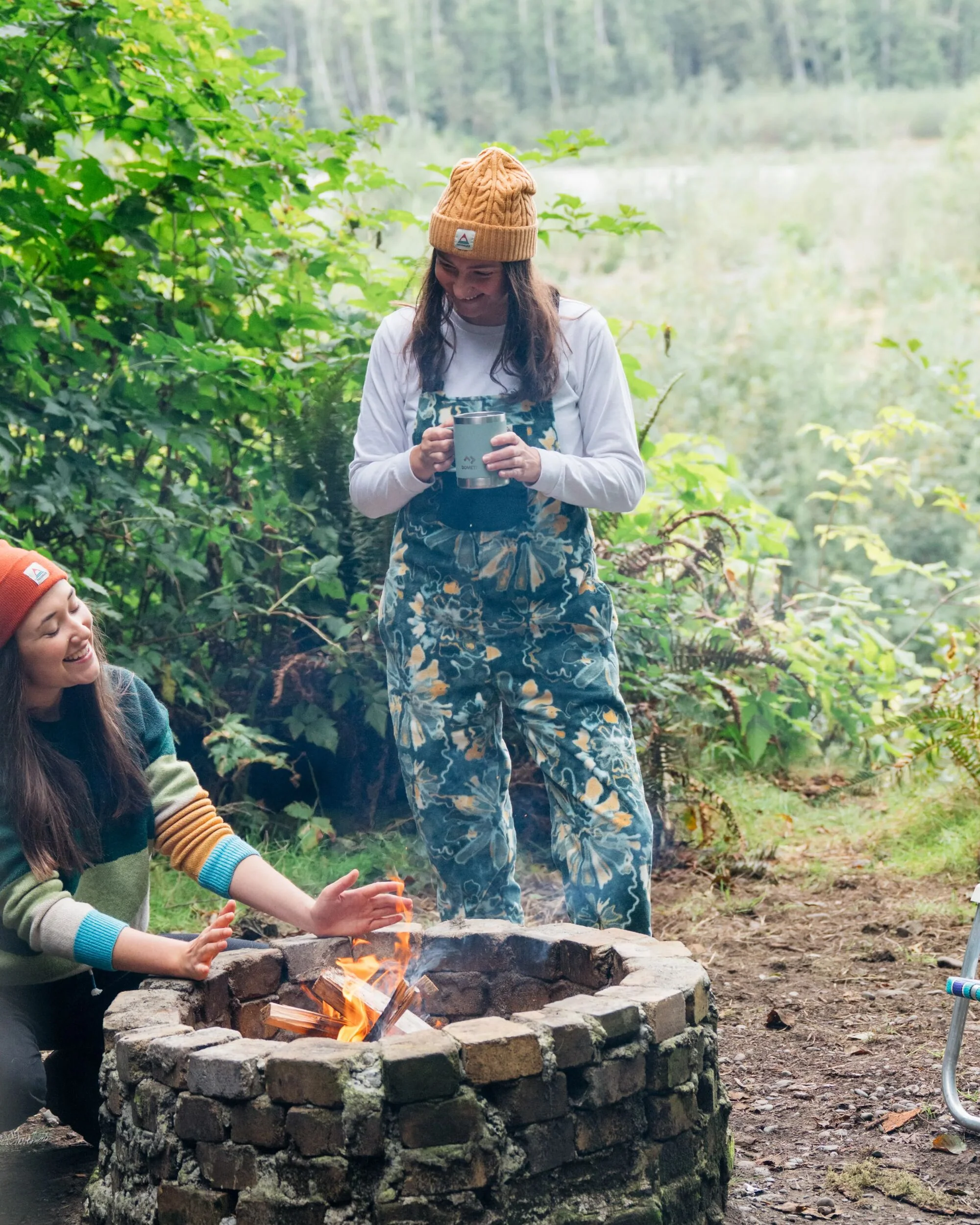 Ace Polar Fleece Dungarees - Frost Dark Fern - Image 4