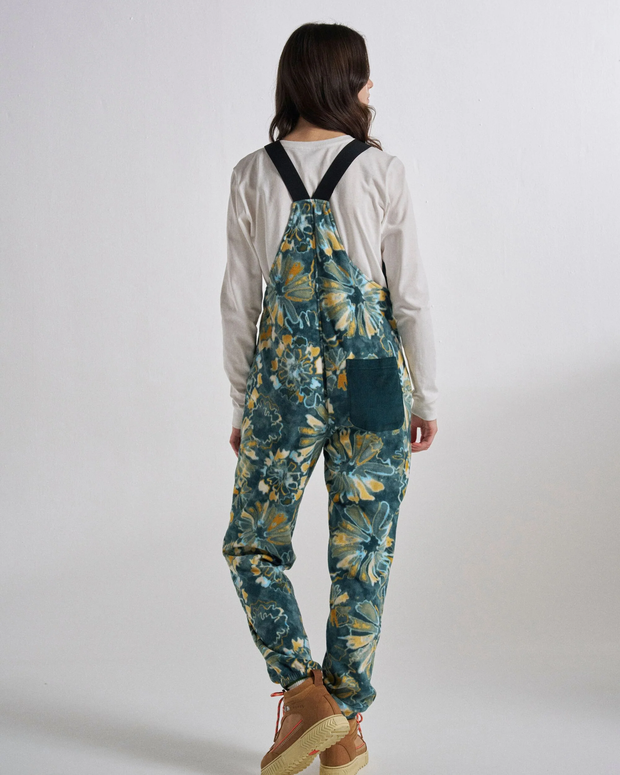 Ace Polar Fleece Dungarees - Frost Dark Fern - Image 6