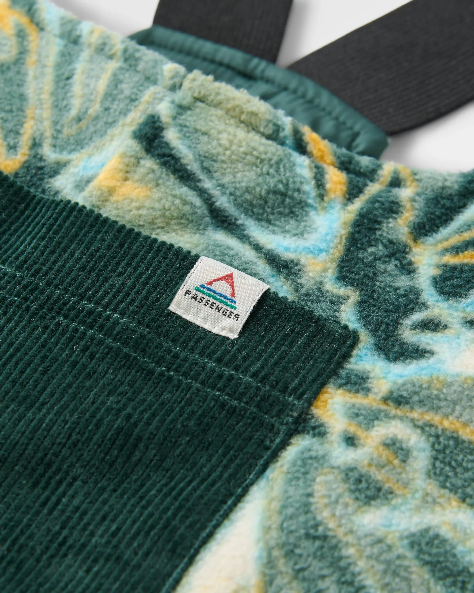 Ace Polar Fleece Dungarees - Frost Dark Fern - Image 9