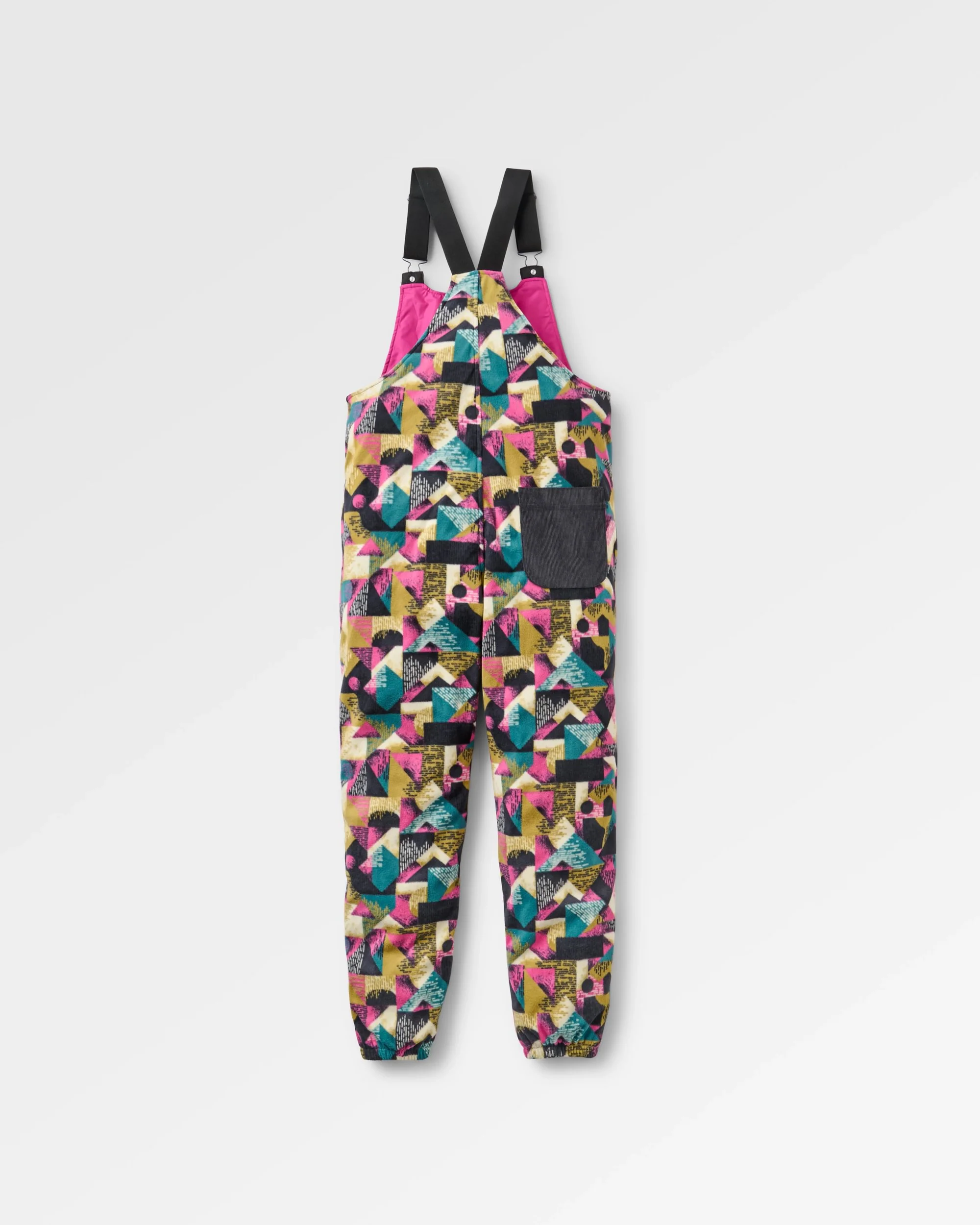 Ace Polar Fleece Dungarees - Mosaic Mountain Charcoal - Image 2