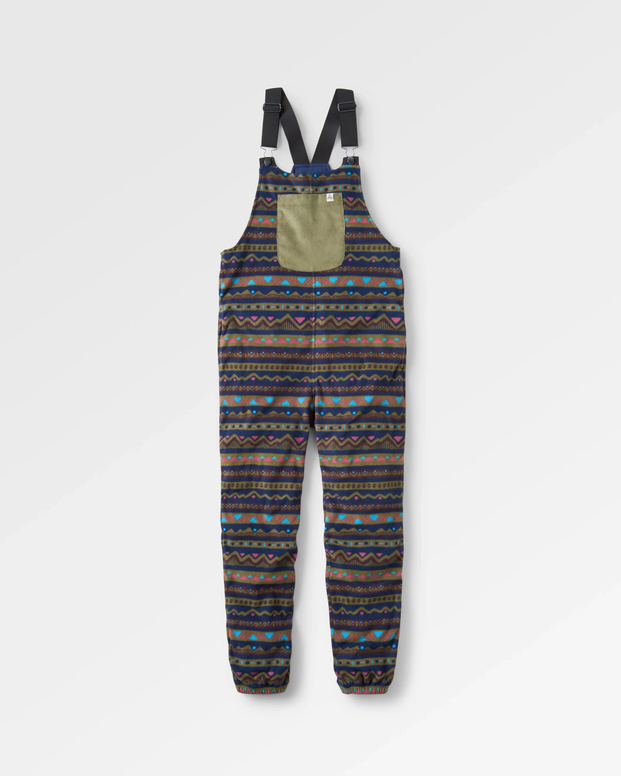 Ace Polar Fleece Dungarees - Mountain Geo Multi - Image 2
