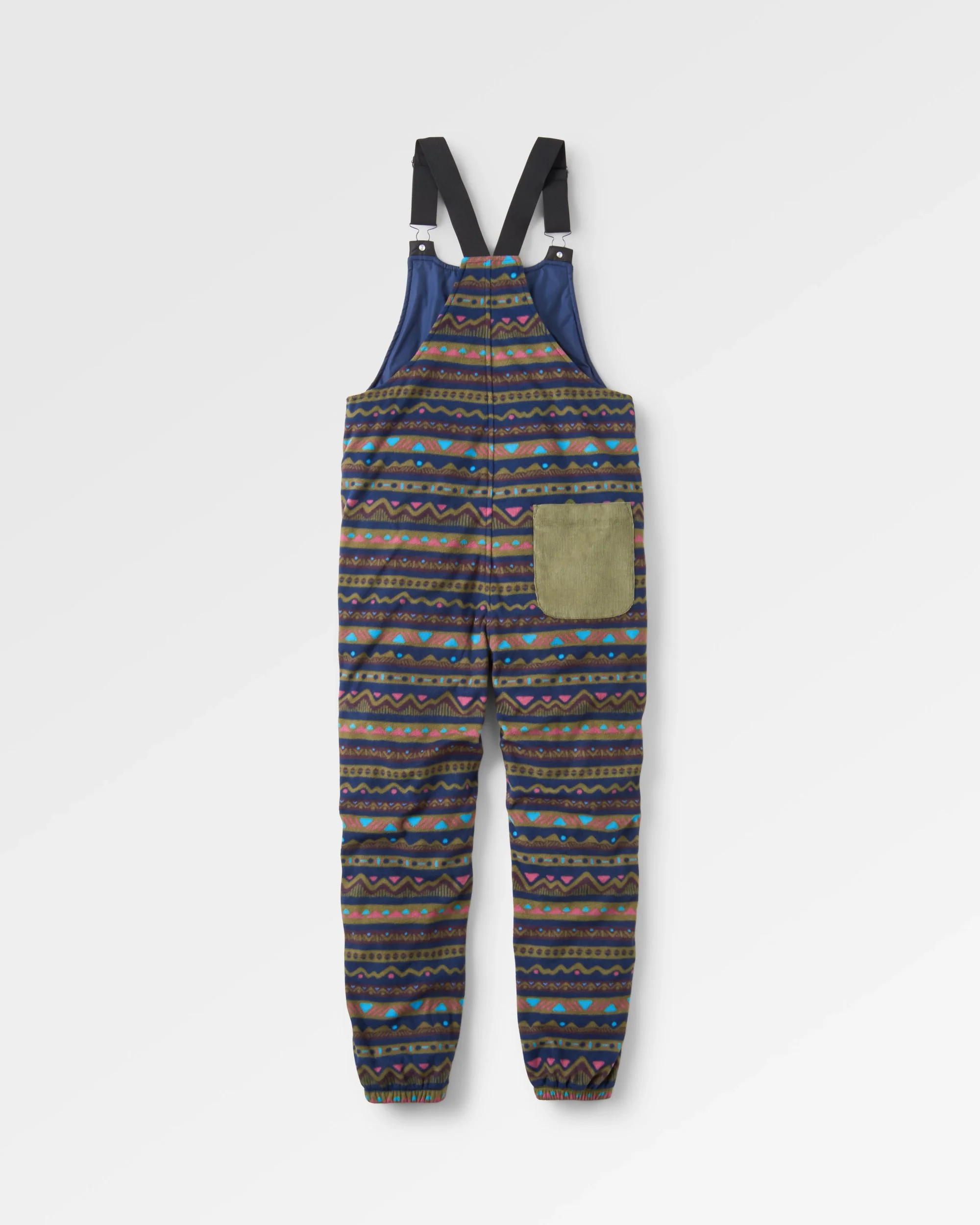 Ace Polar Fleece Dungarees - Mountain Geo Multi - Image 6