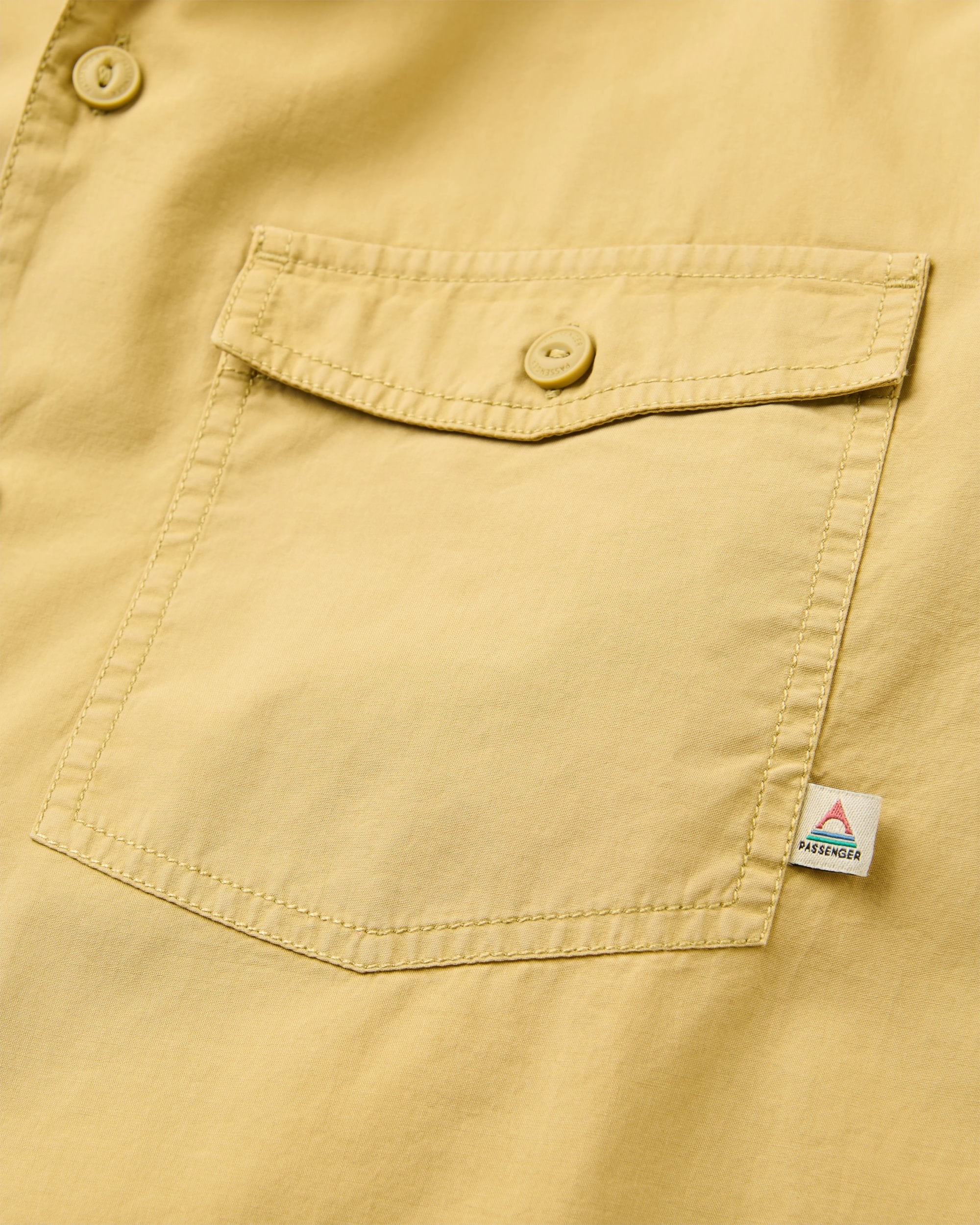 Acreage Organic Cotton LS Shirt - Warm Beige - Image 5