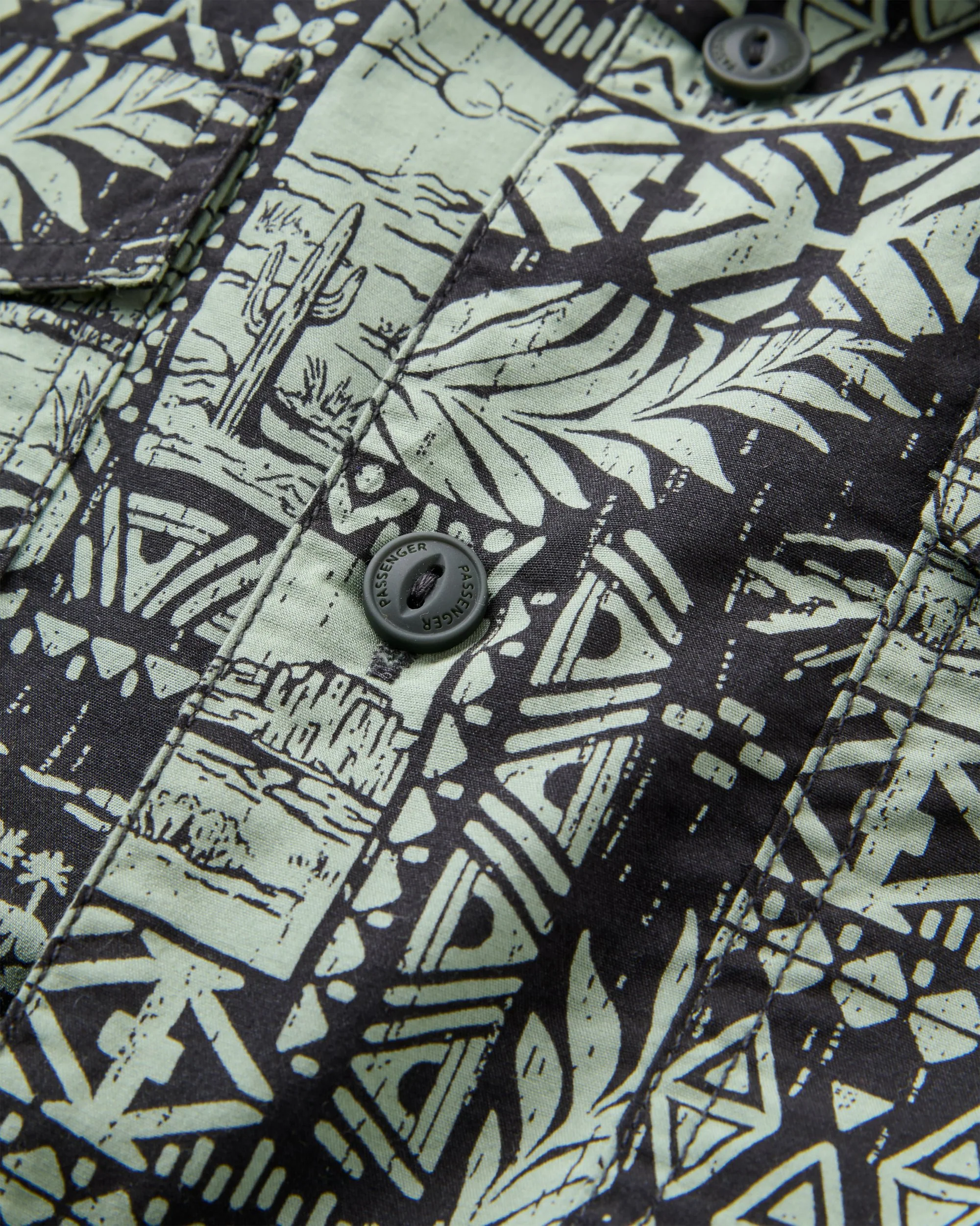 Acreage Shirt - Patchwork Faded Black - Image 3