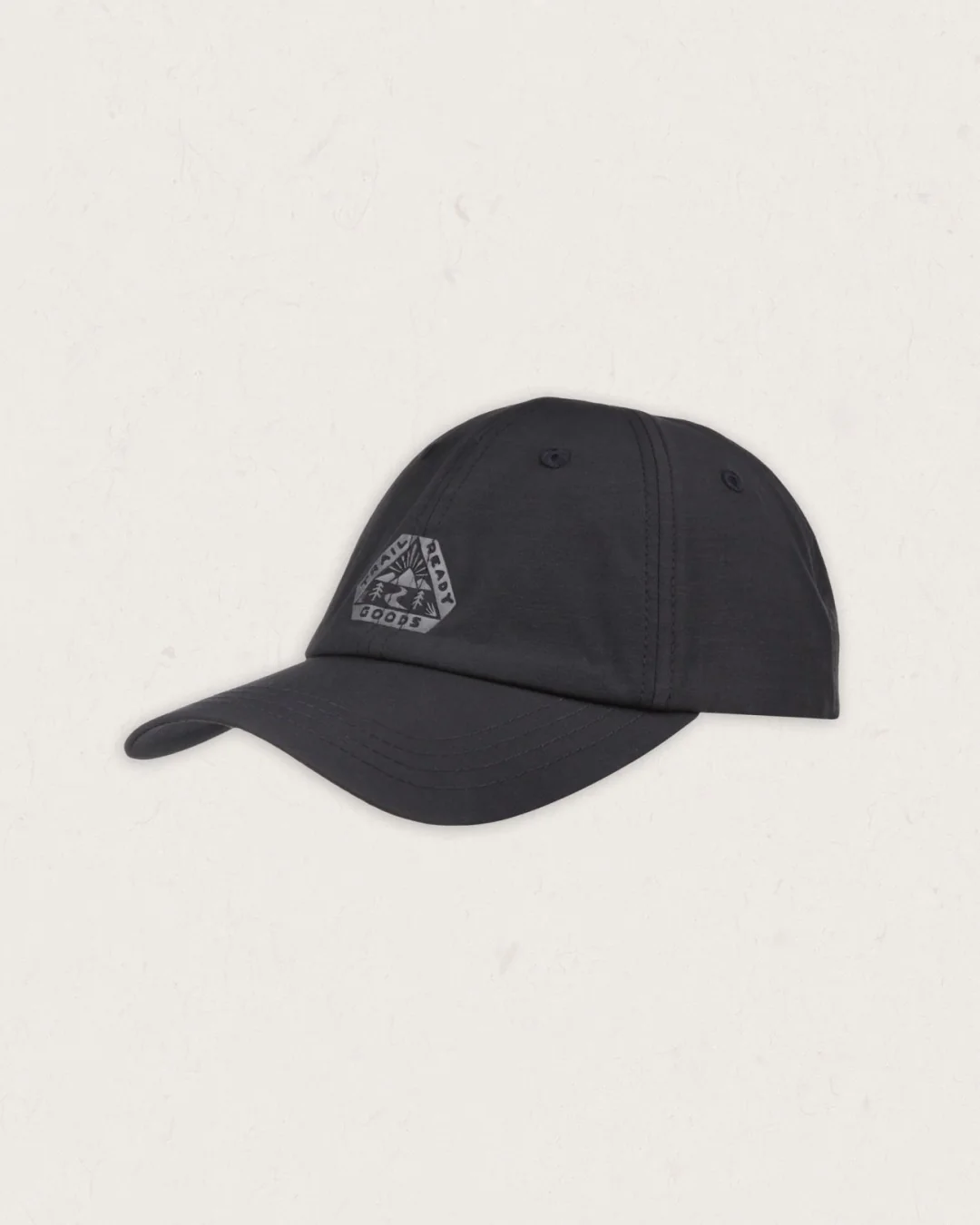 Active Organic 6 Panel Cap - Black - Image 5