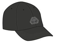 Active Organic 6 Panel Cap - Black - Image 9
