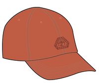 Active Organic 6 Panel Cap - Warm Orange - Image 5