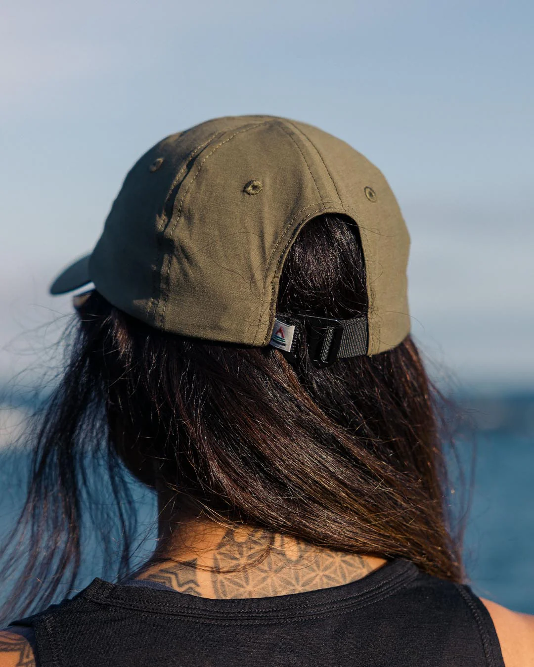 Active 6 Panel Cap - Dusty Olive - Image 5