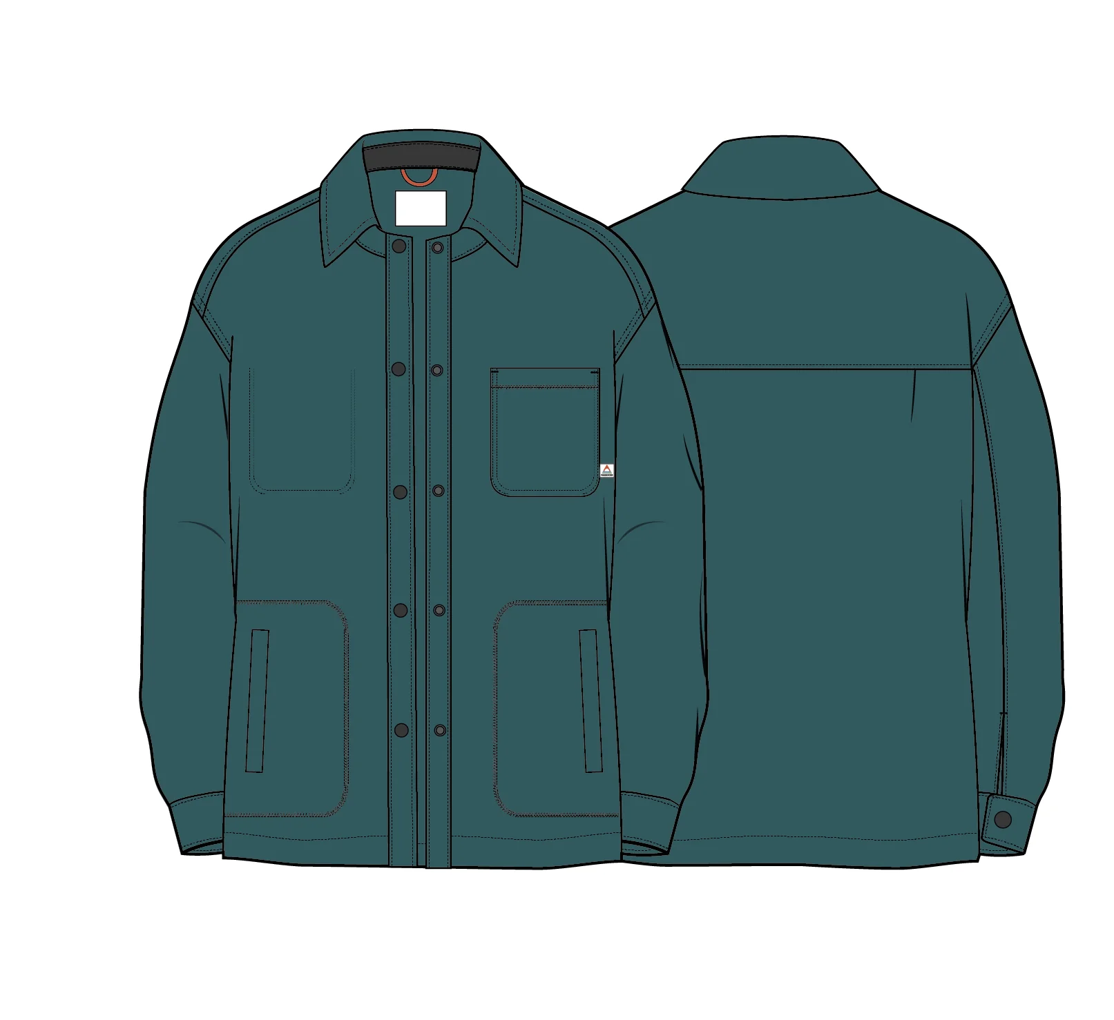 Adapt Polartec® Overshirt - Mediterranean - Image 11