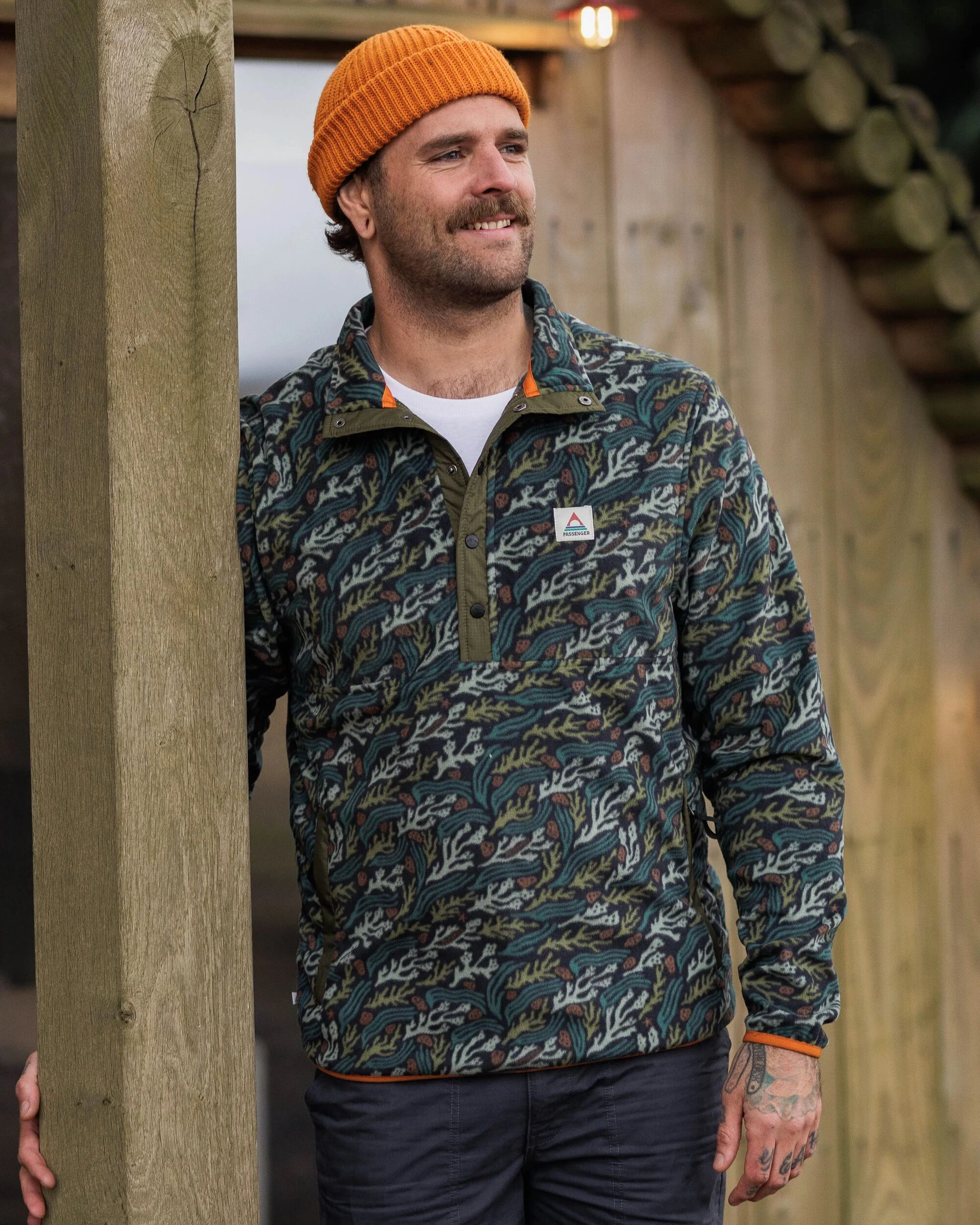 Adrift Polar Fleece - Ocean Current Black - Image 3