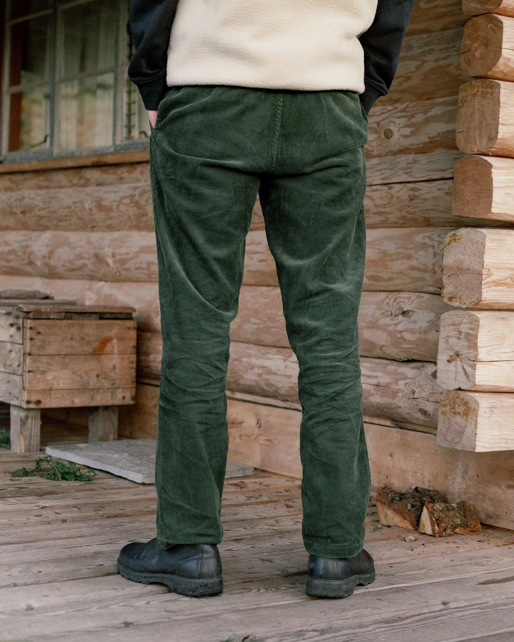 Adventurer Cord Trouser - Fir Tree - Image 3