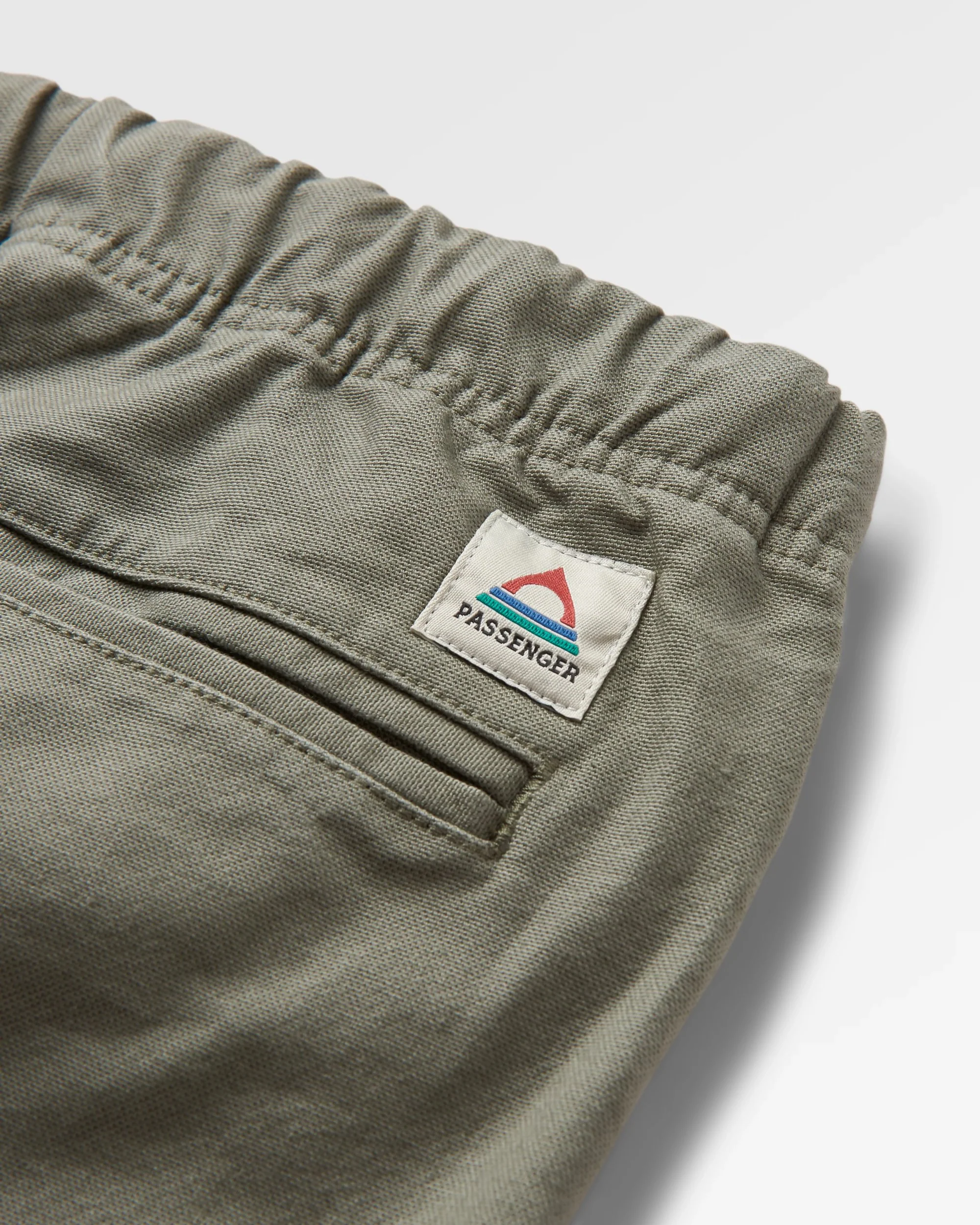 Adventurer Organic Canvas Trouser - Dusty Olive - Image 5