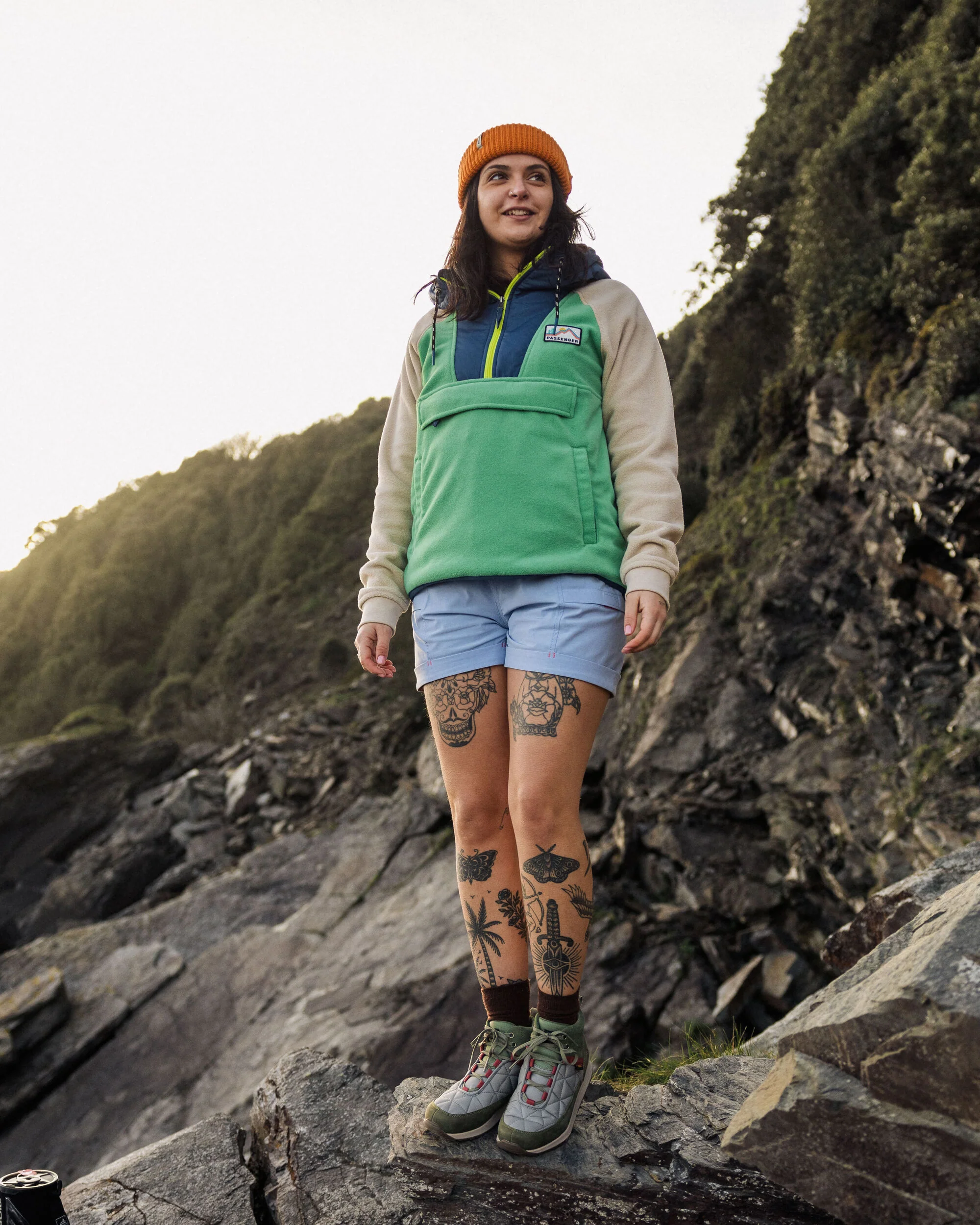 Alexander Polar Hooded Fleece - Green Spruce - Image 4