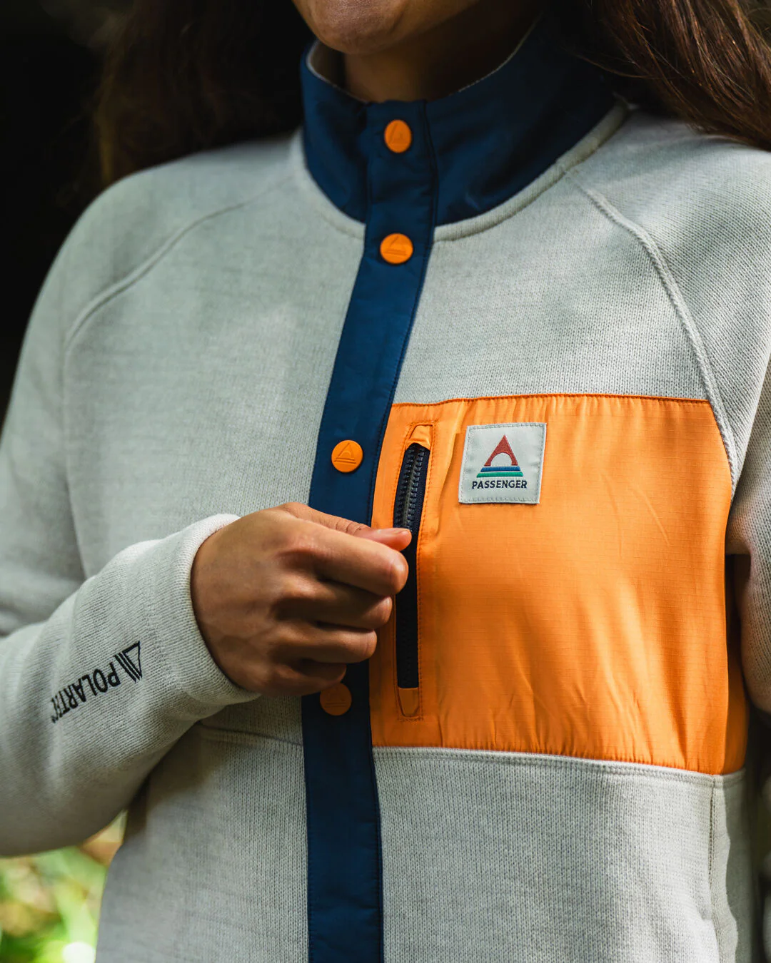 Women's Amber Polartec® Fleece - Vintage White - Image 4