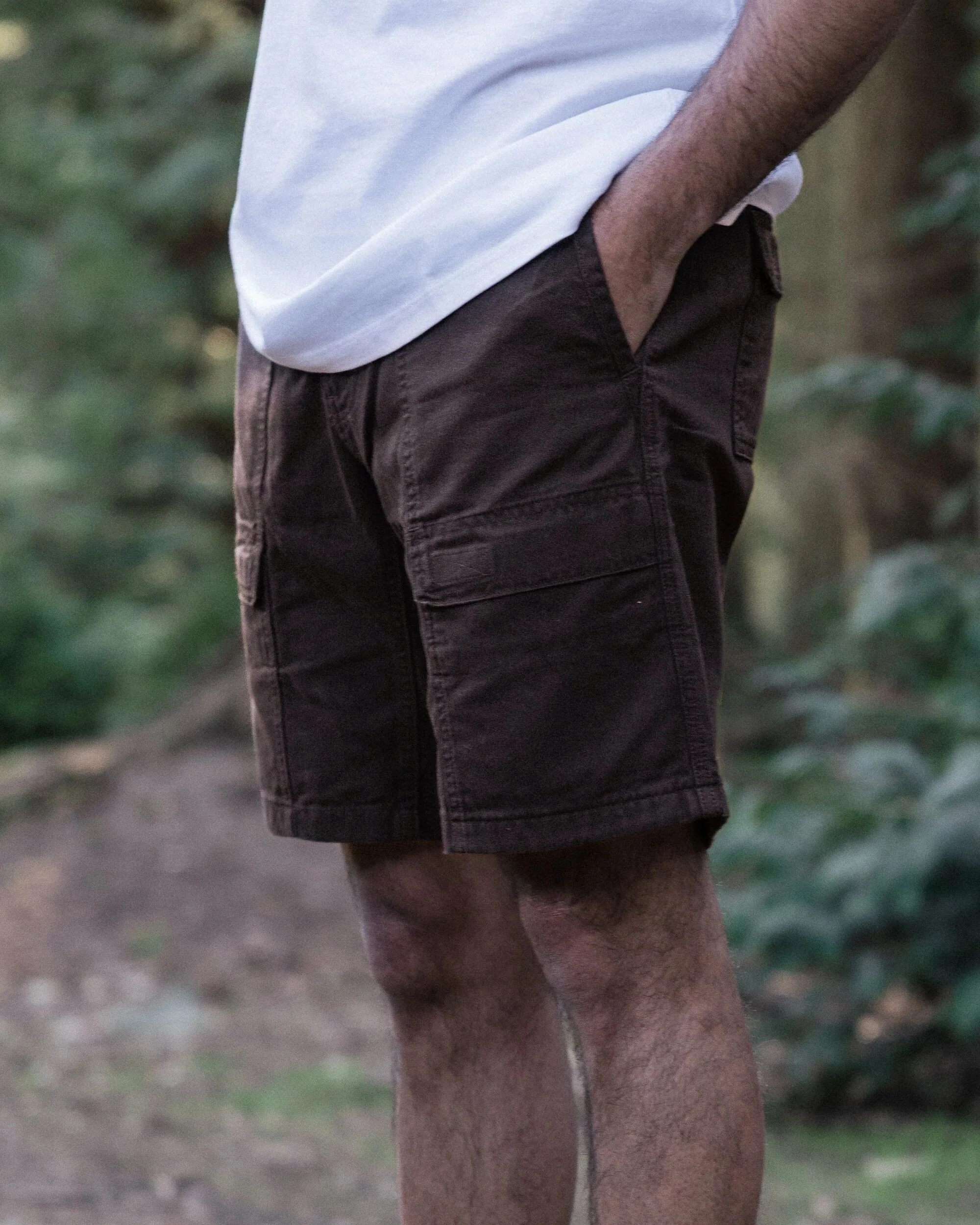 Apex Cargo Cotton Short - Espresso - Image 3