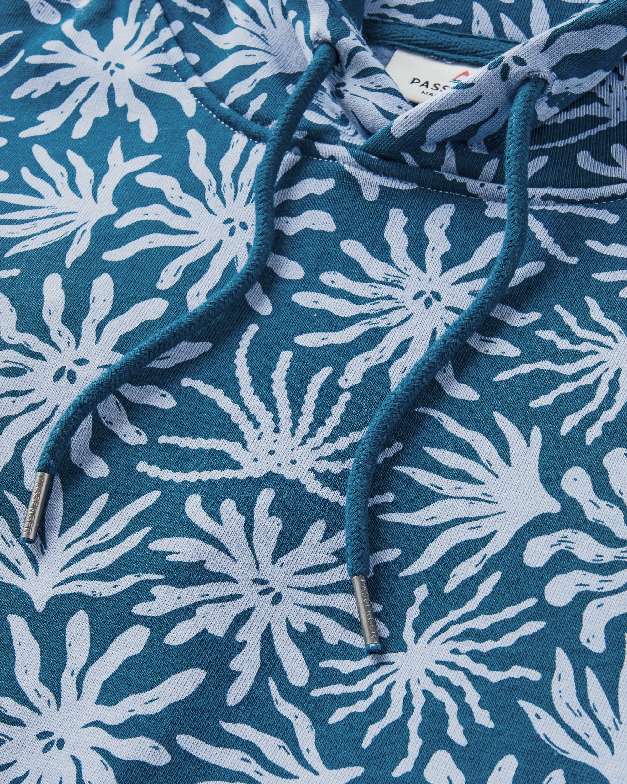 Arame Organic Cotton Hoodie - Seaweed Blue Steel - Image 9