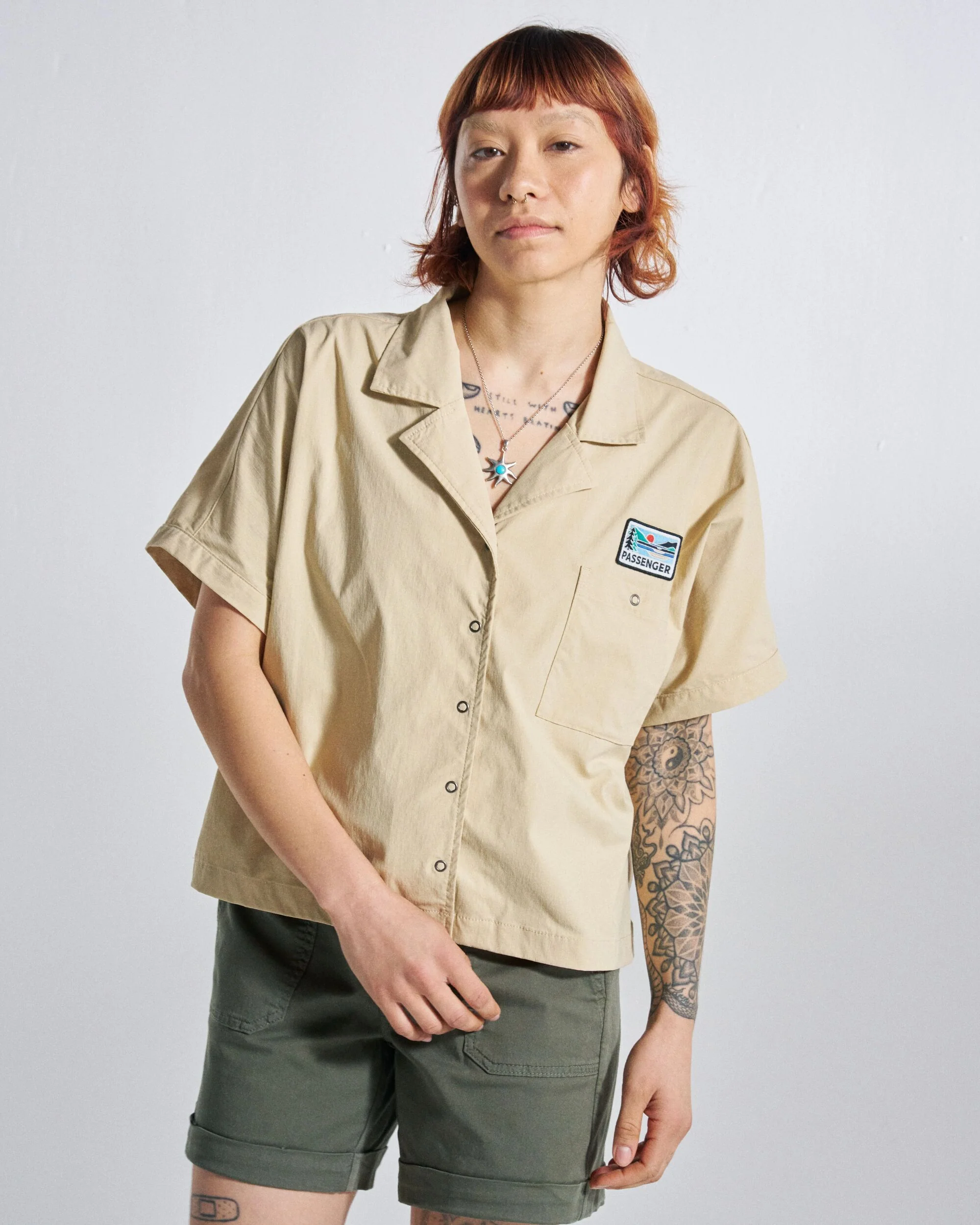 Arden Ripstop Short Sleeve Shirt - Desert - Image 3