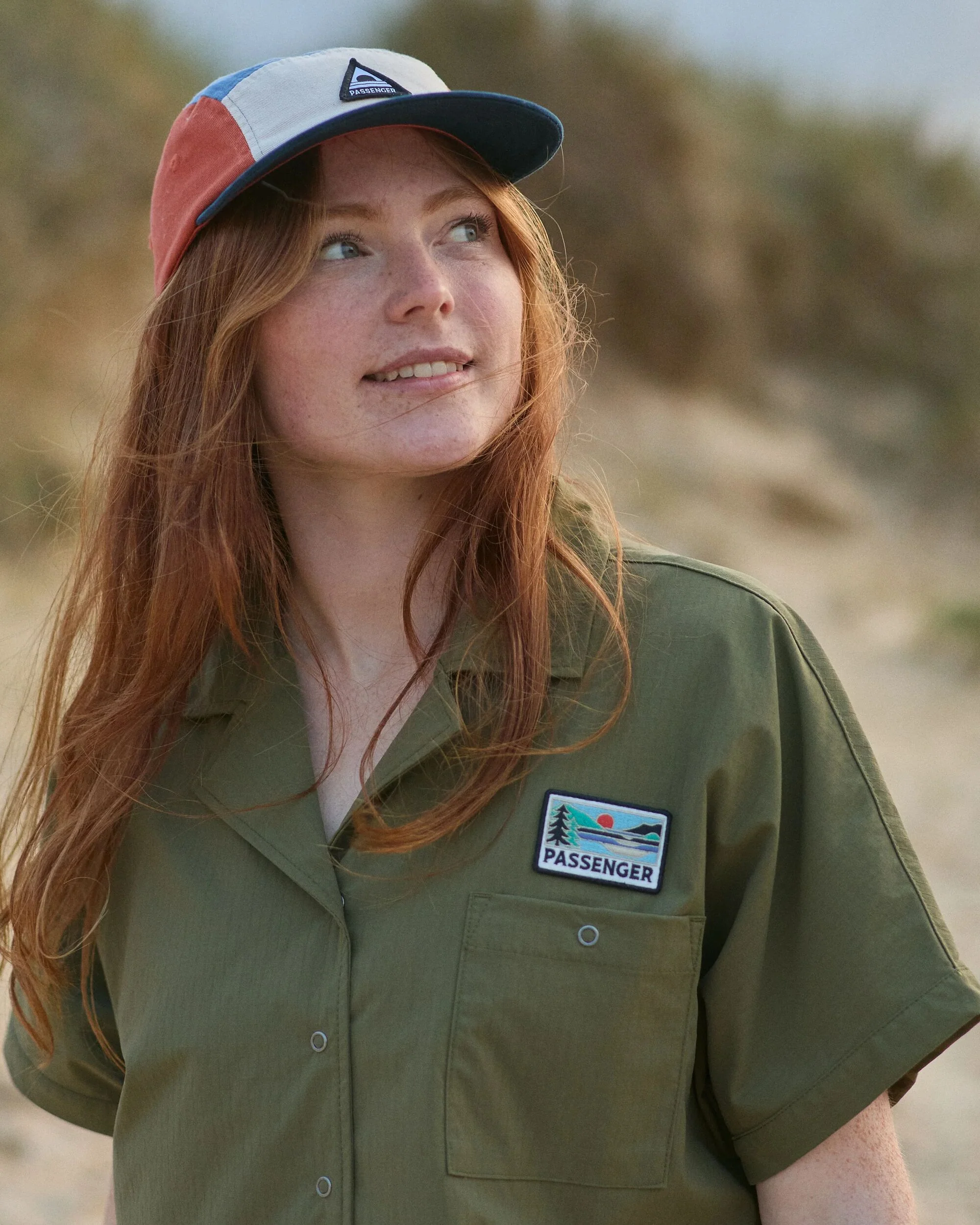 Arden Ripstop Short Sleeve Shirt - Khaki - Image 4