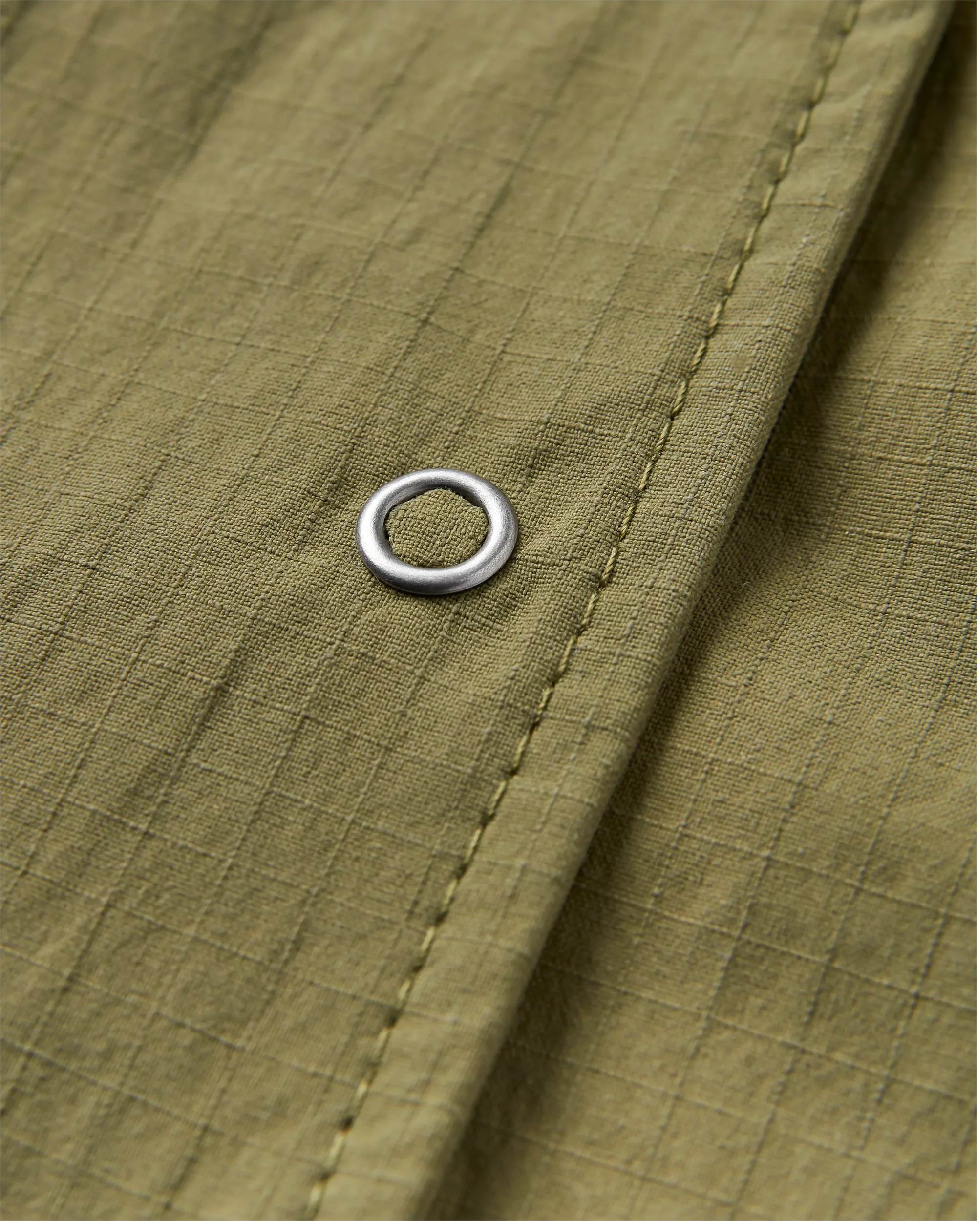 Arden Ripstop Short Sleeve Shirt - Khaki - Image 6