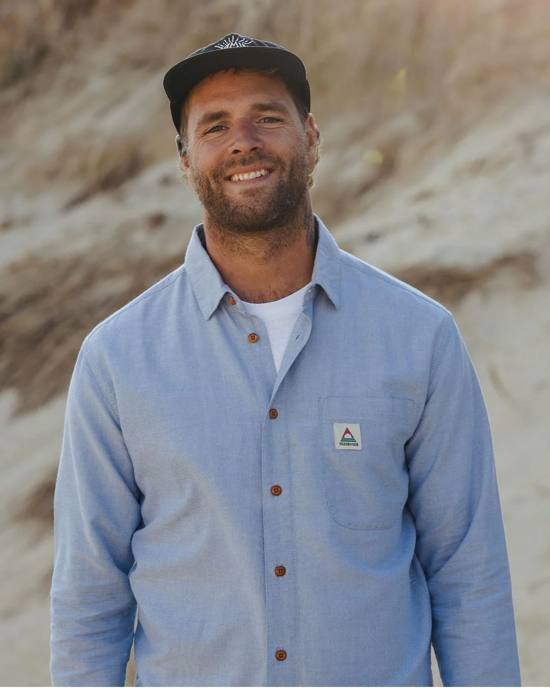 Arica Organic Shirt - Chambray - Image 4