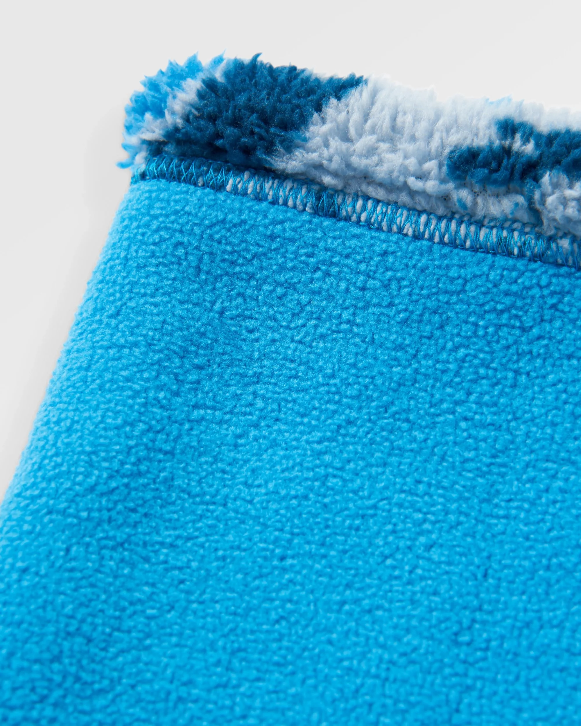 Ash Sherpa Fleece Snood - Abstract Mountain Blue Steel - Image 6