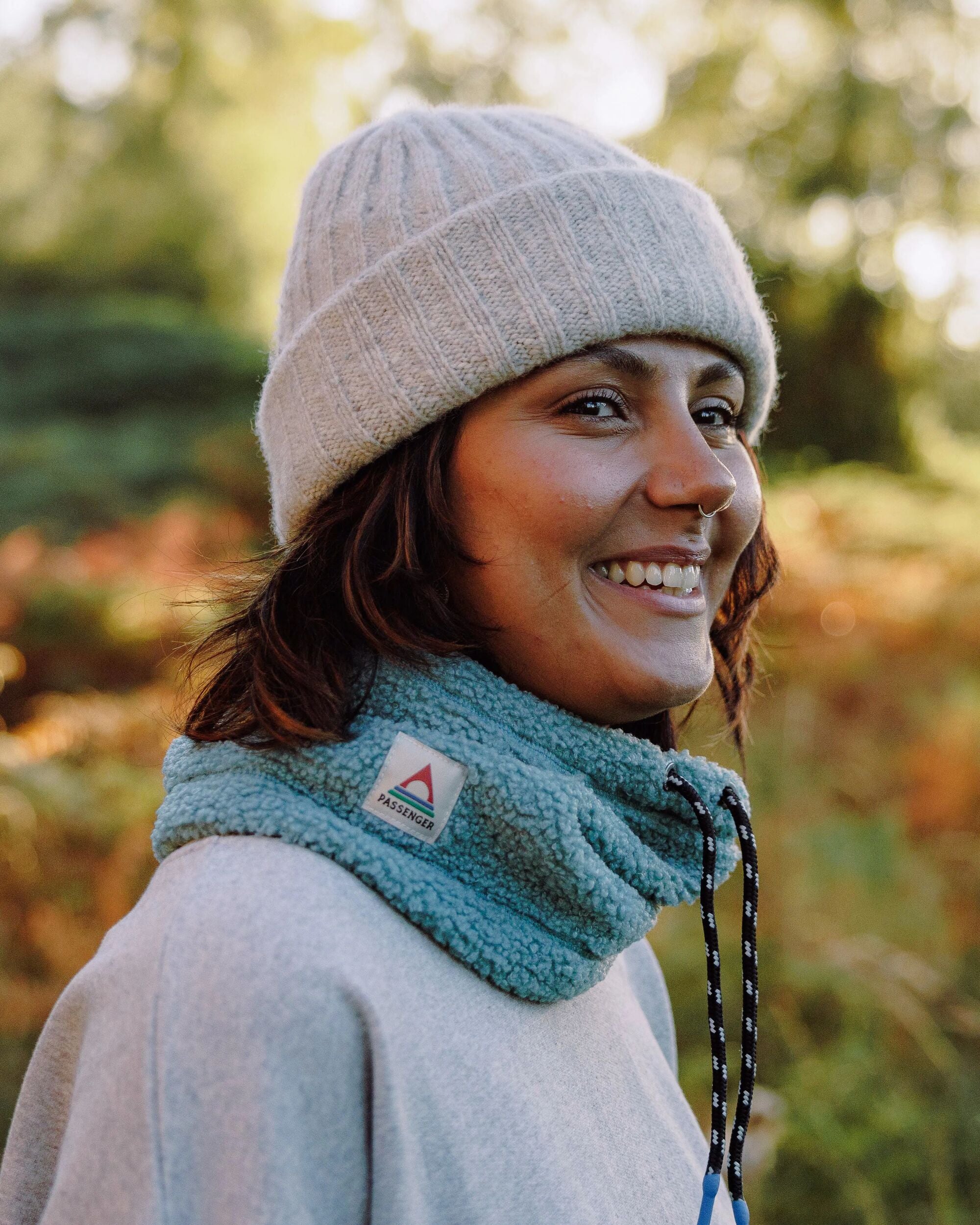 Ash Sherpa Fleece Snood - Arctic - Image 2