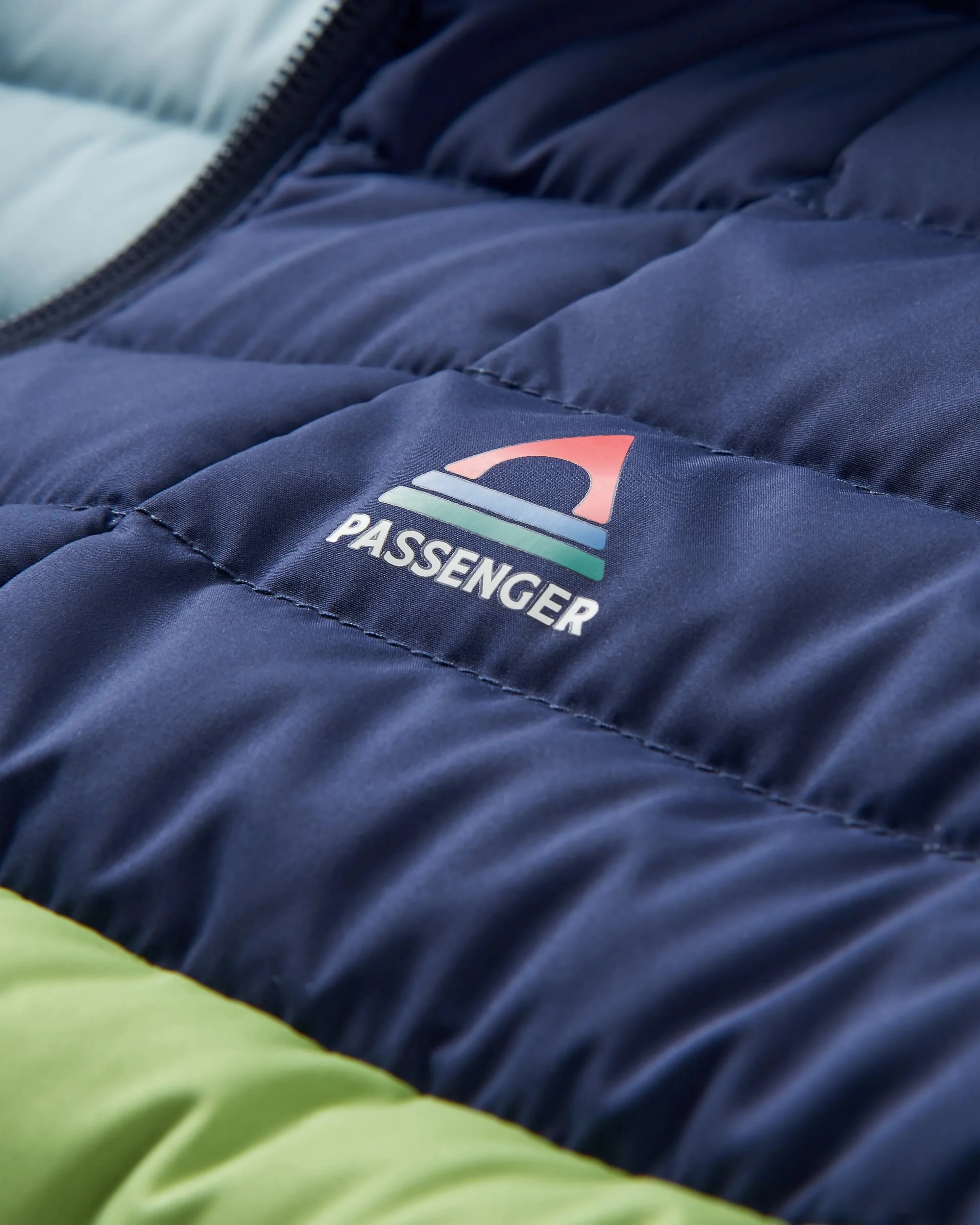 Ashland Down Gilet - Rich Navy/Pear Green - Image 7