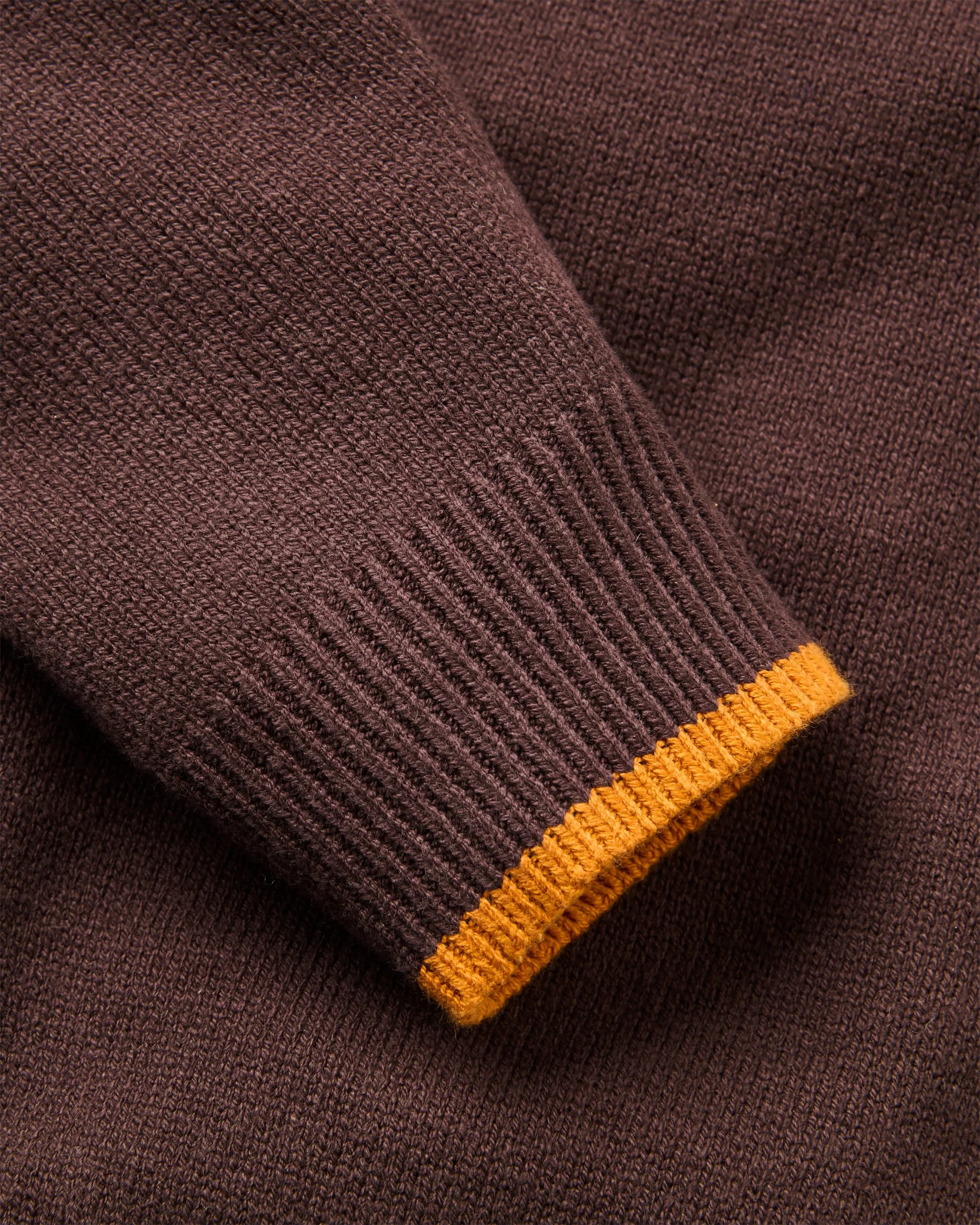 Aspen Stripe Knitted Jumper - Espresso - Image 6