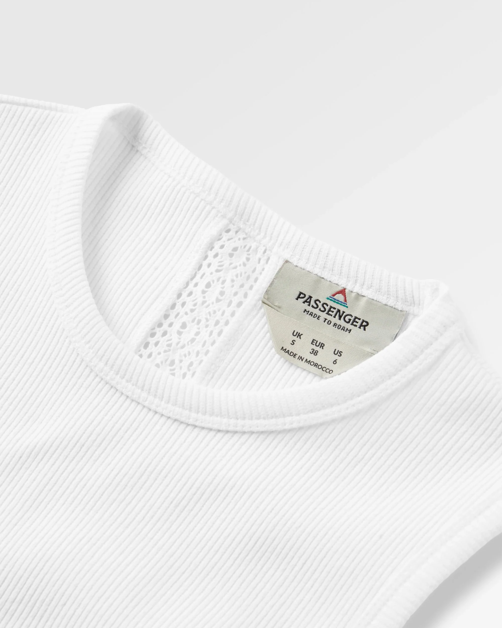 Atmos Ribbed Tank Vest - White - Image 6