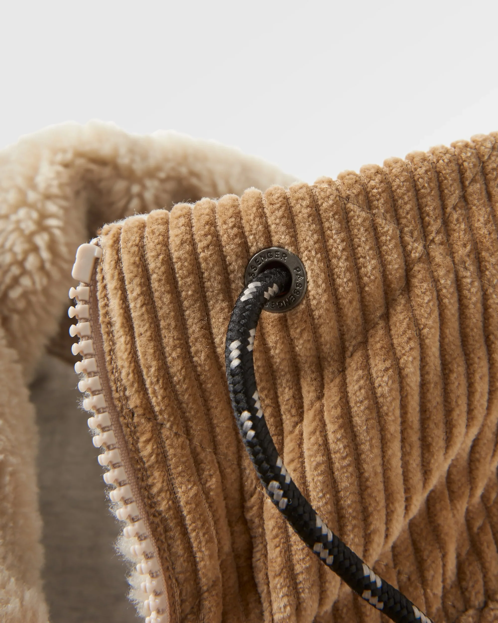 Awaken Deep-Pile Sherpa Fleece - Feather/Biscuit - Image 10