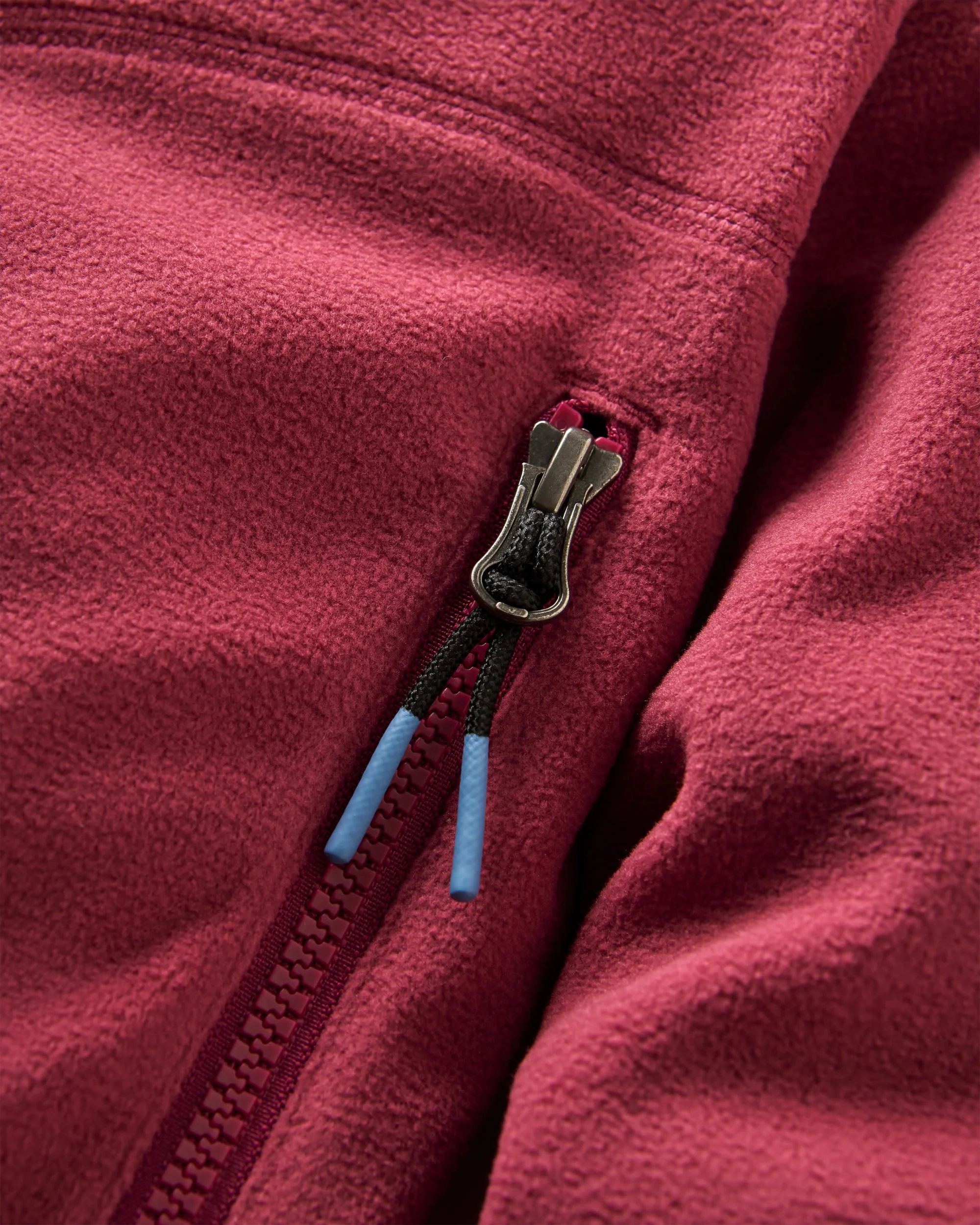 Ayla Micro Polartec® Crew Fleece - Maroon - Image 7