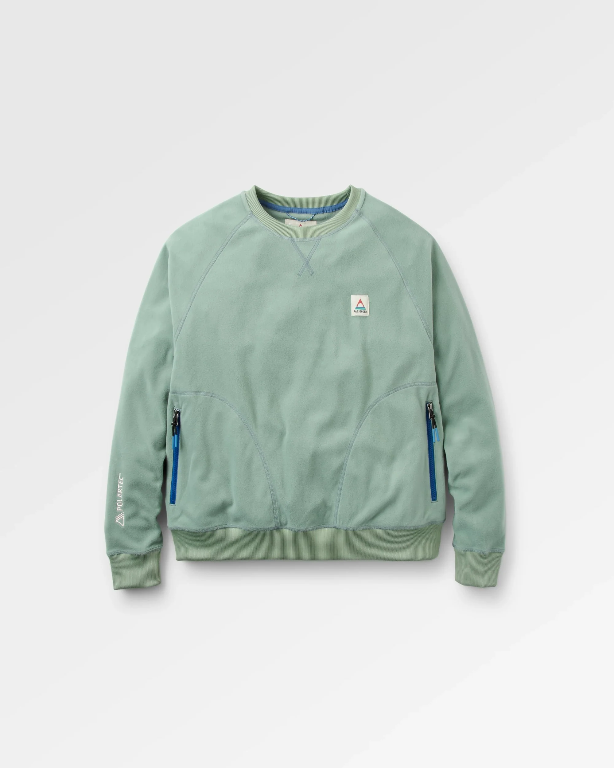 Ayla Micro Polartec® Crew Fleece - Pistachio - Image 2