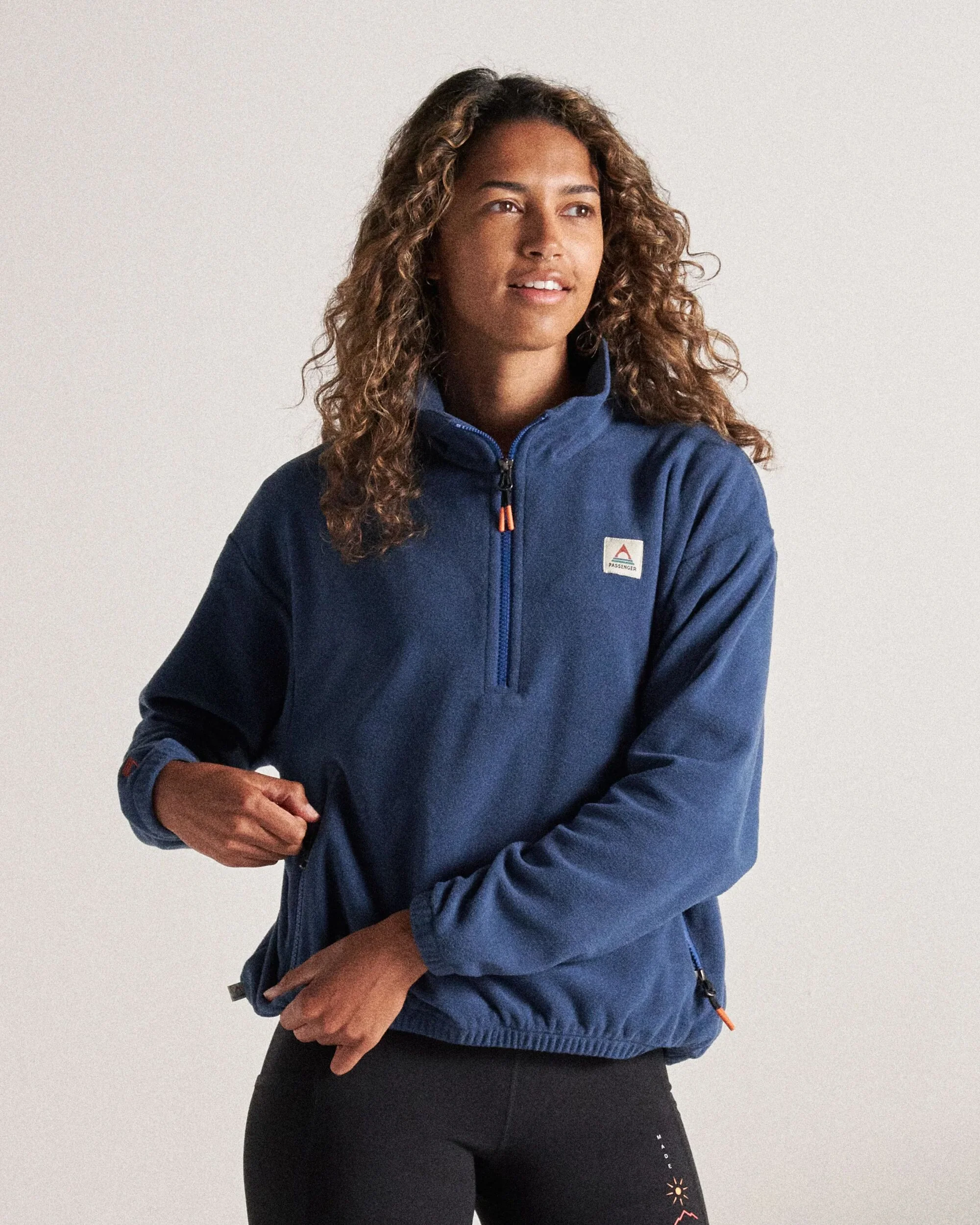 Ayla Micro Polartec® Fleece - Dark Denim - Image 3