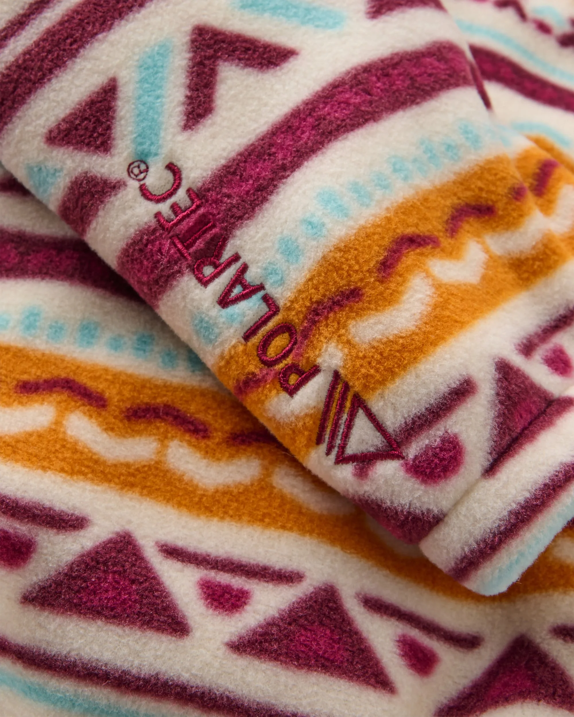 Ayla Micro Polartec® Fleece - Geo Tracks Birch - Image 5