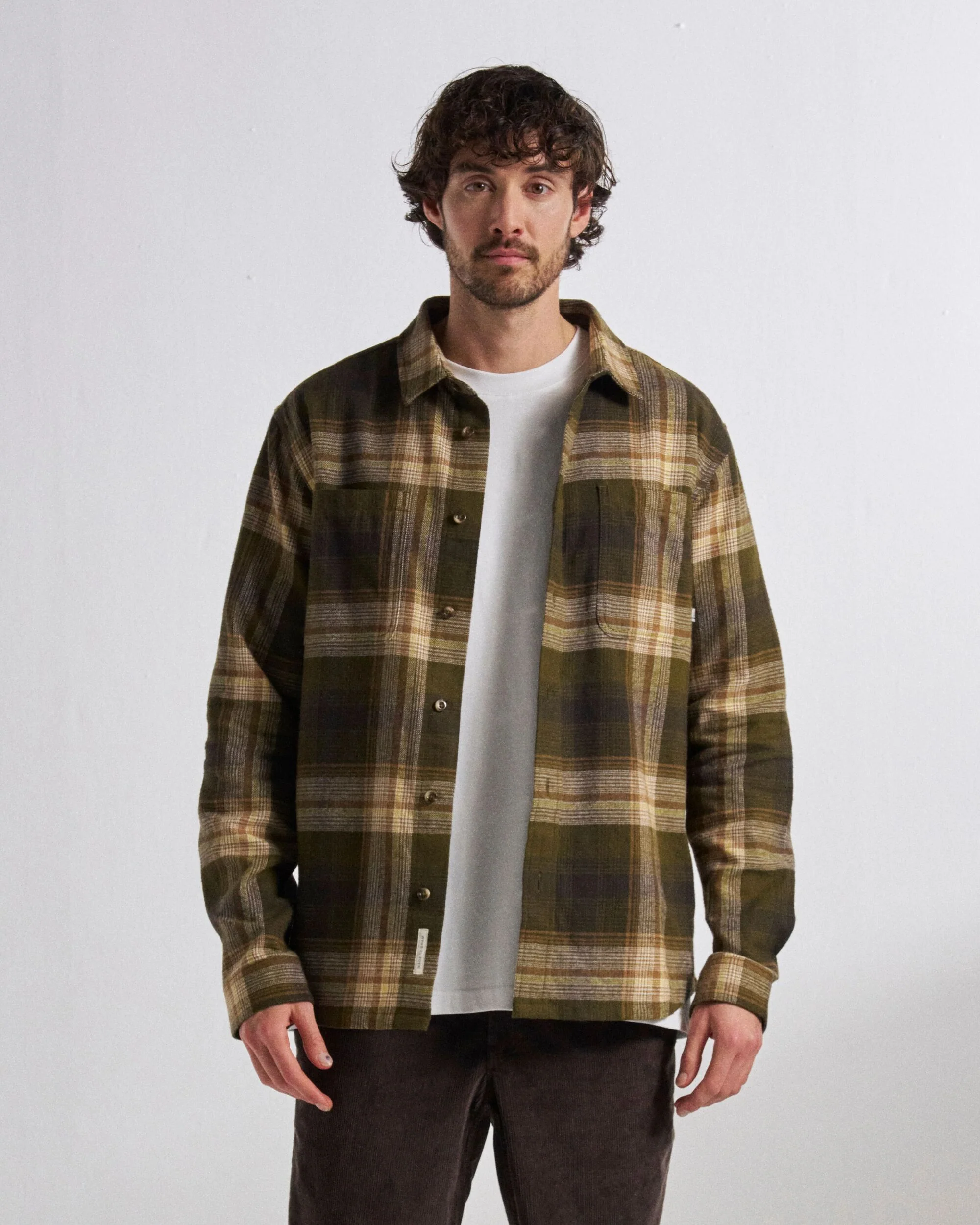 Backcountry Check Shirt - Dark Olive Check - Image 7