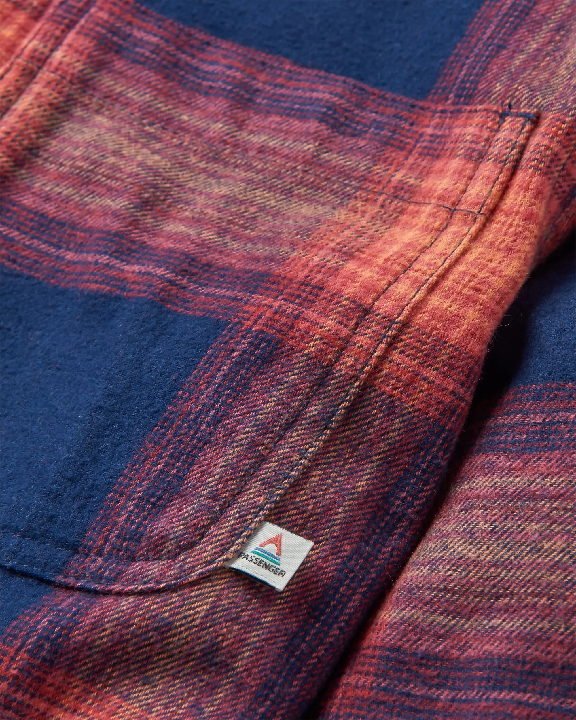 Backcountry Check Shirt - Rich Navy/ Red Ochre Check - Image 4