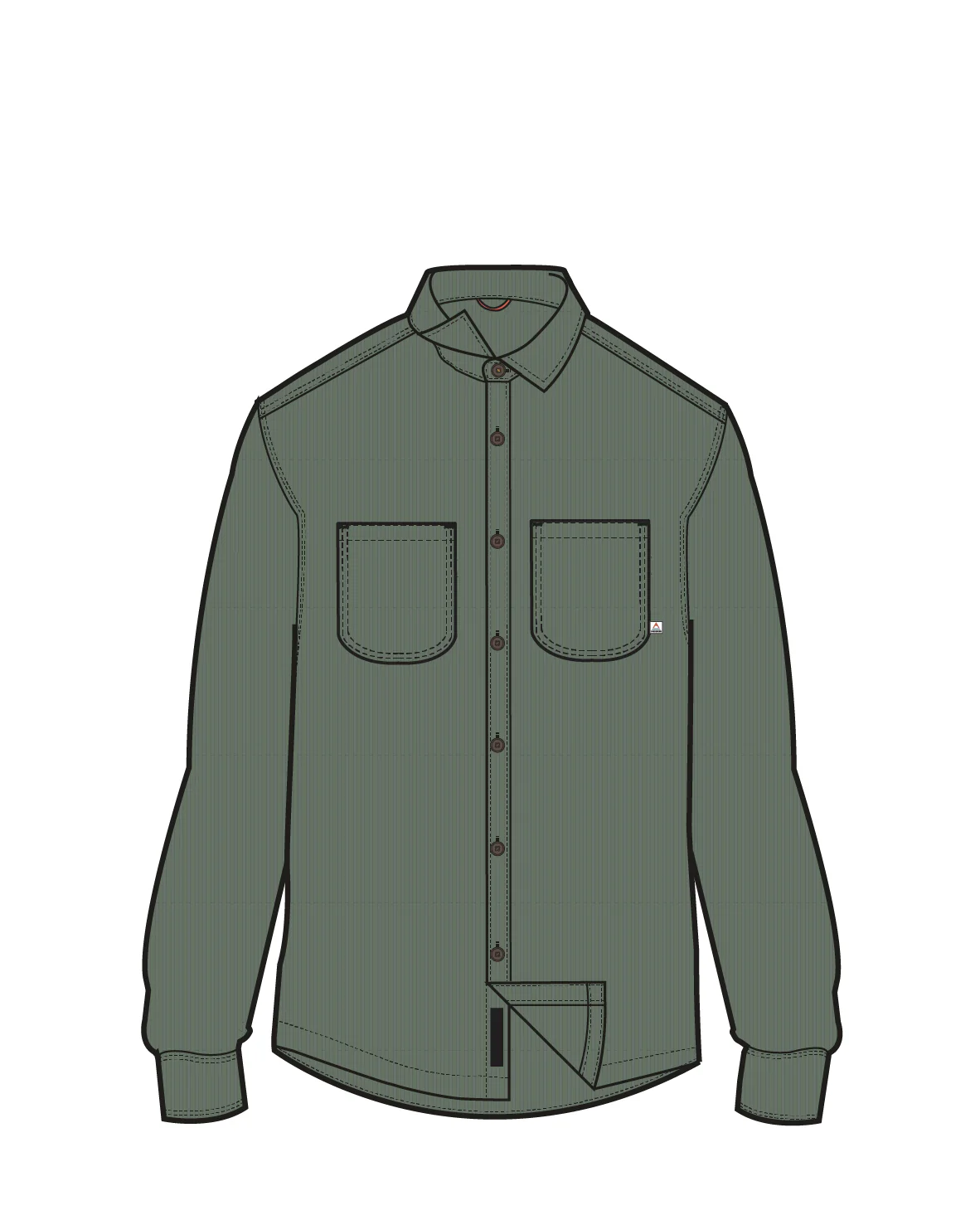 Backcountry Cord Light Shirt - Dusty Olive - Image 9
