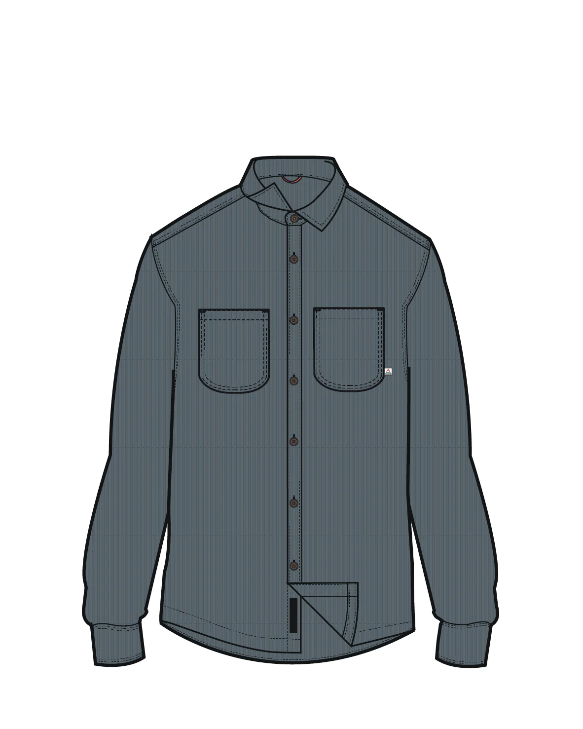 Backcountry Cord Light Shirt - Storm Grey - Image 10