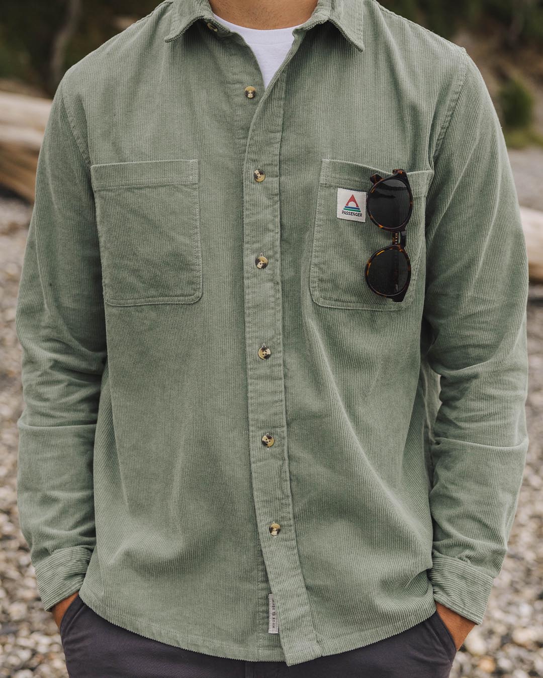 Backcountry Corduroy Shirt - Pistachio - Image 5
