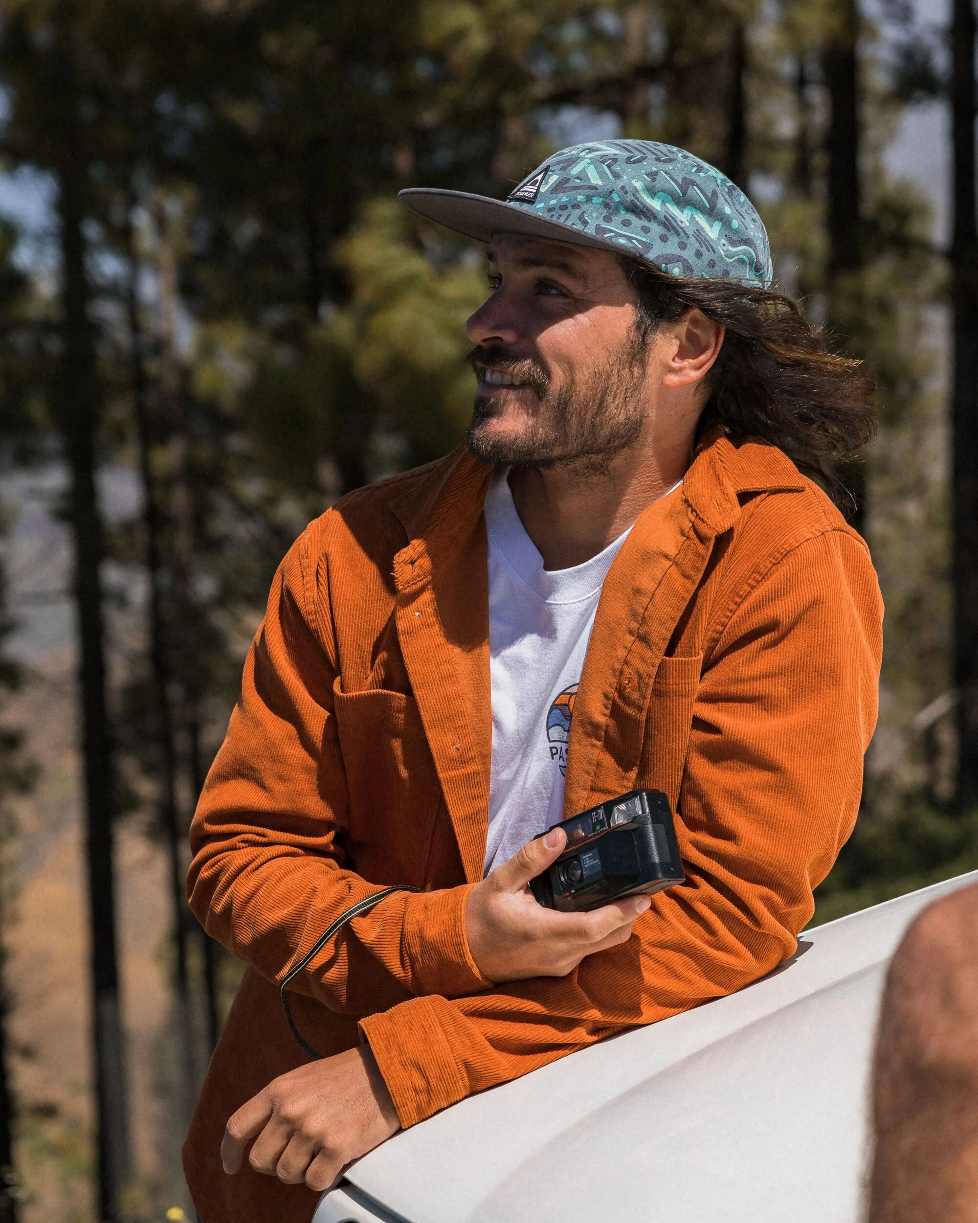 Backcountry Corduroy Shirt - Sunset Orange - Image 3