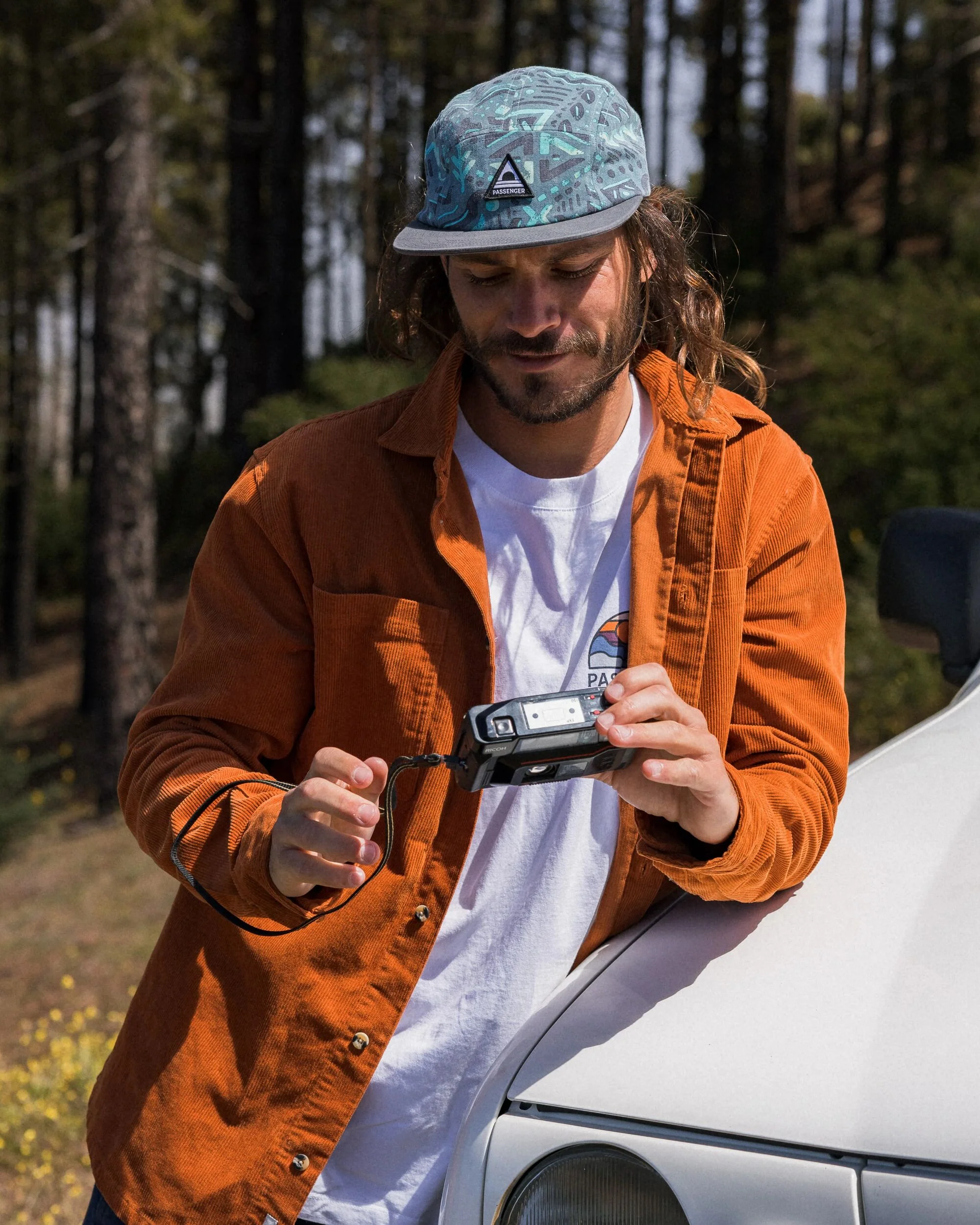 Backcountry Corduroy Shirt - Sunset Orange - Image 4