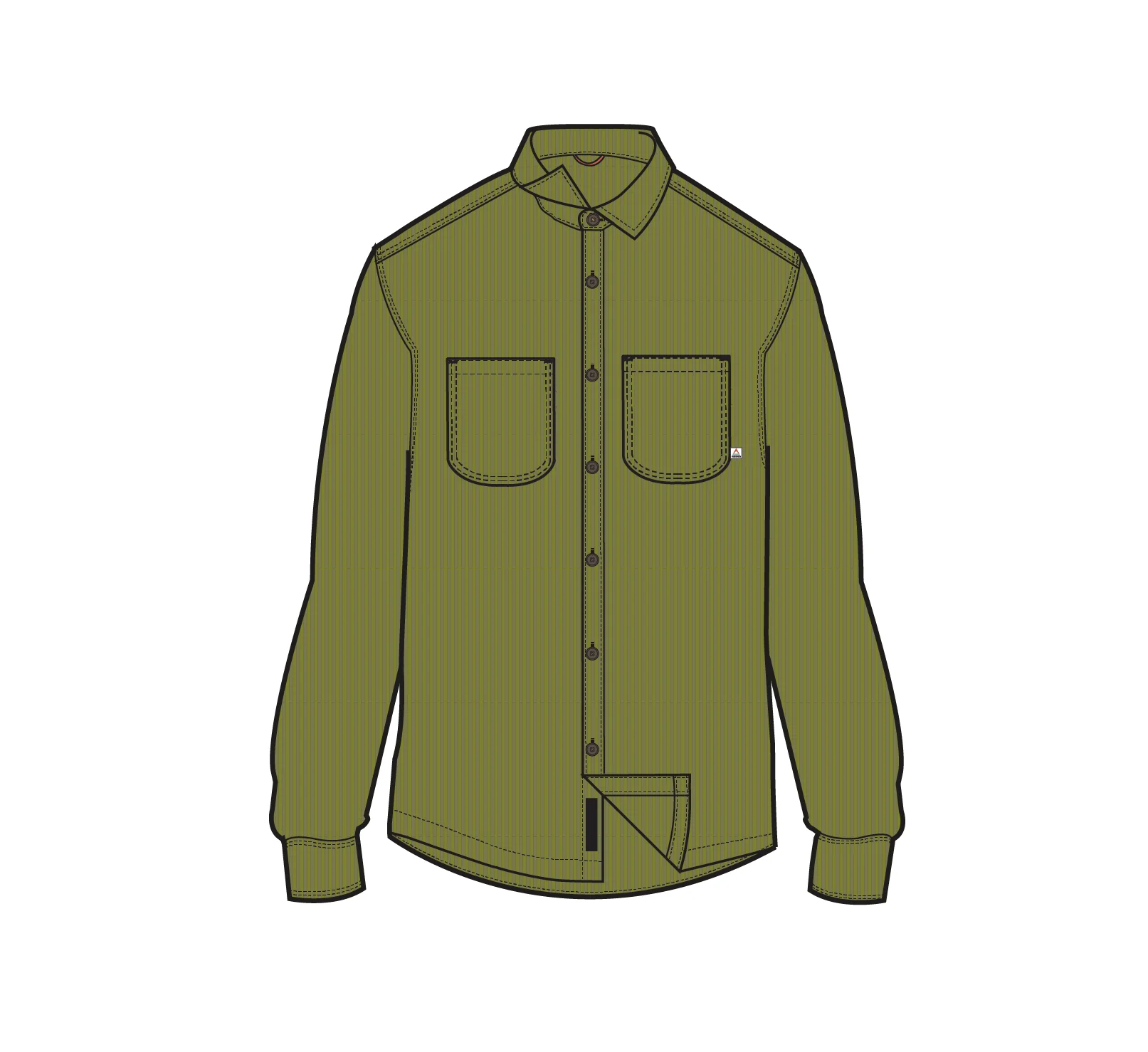 Backcountry Cord Shirt - Tea Green - Image 7