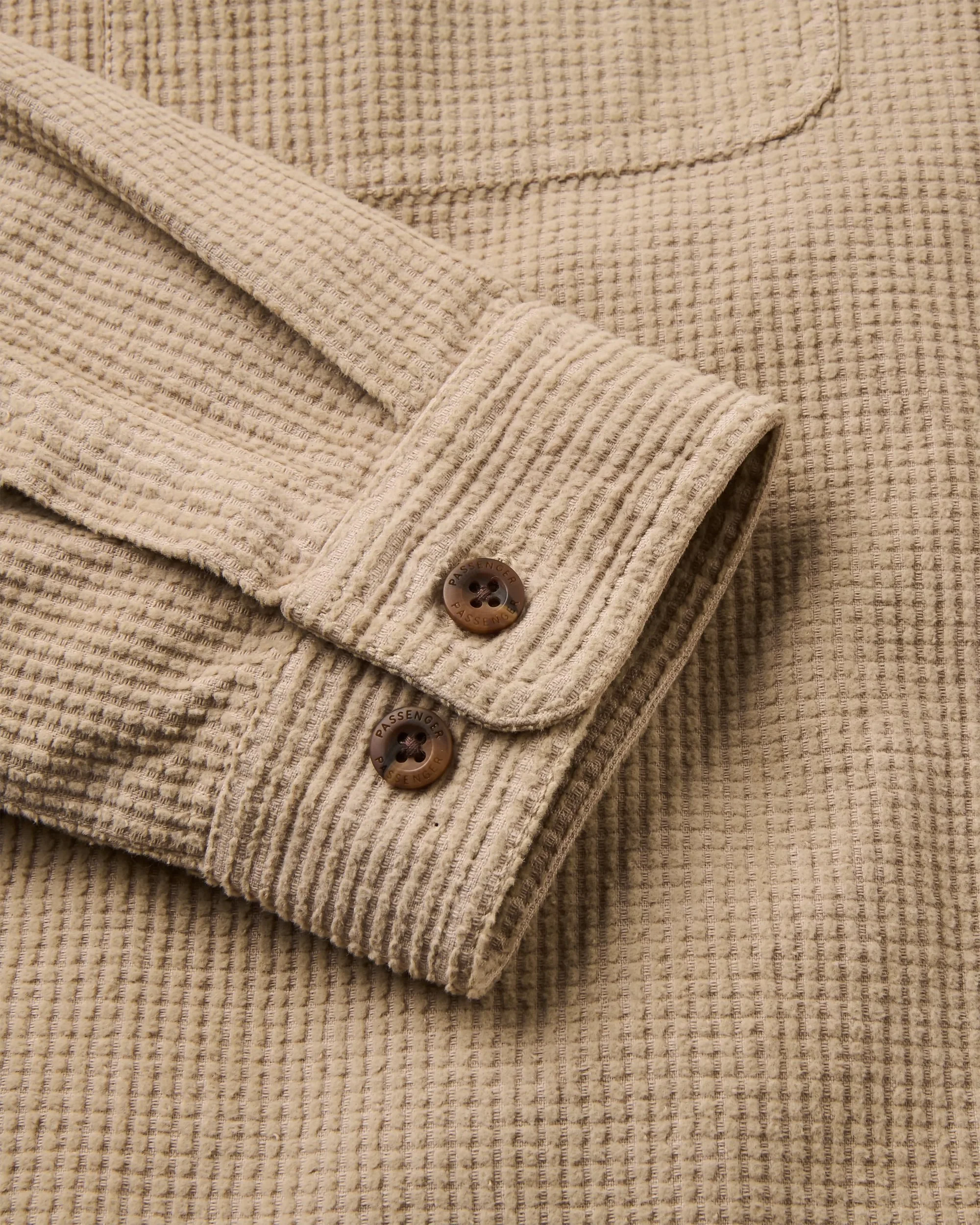 Backcountry Grid Cord Shirt - Simply Taupe - Image 9